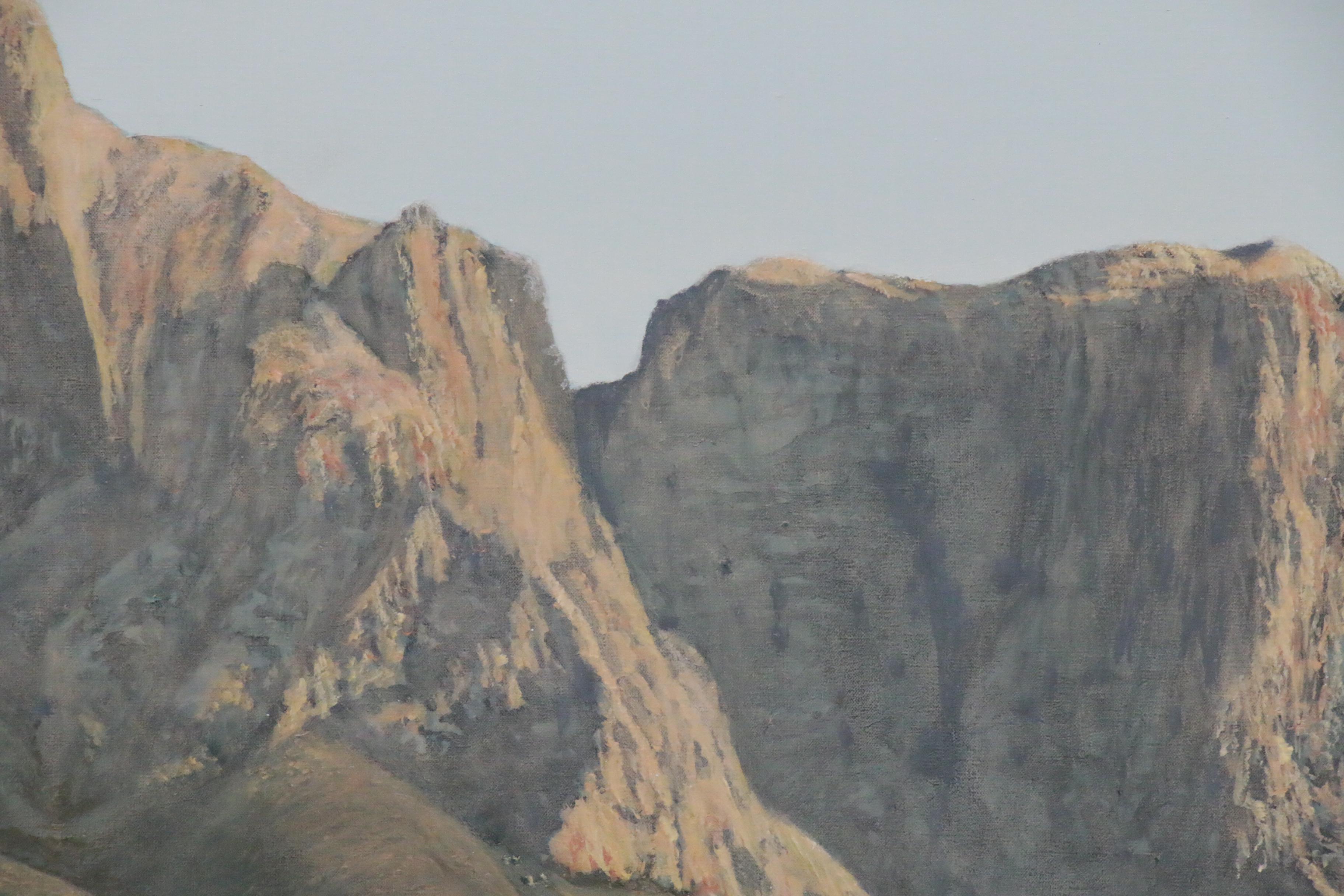 Peter Heywood Acrylic Painting of South African Landscape, 1998