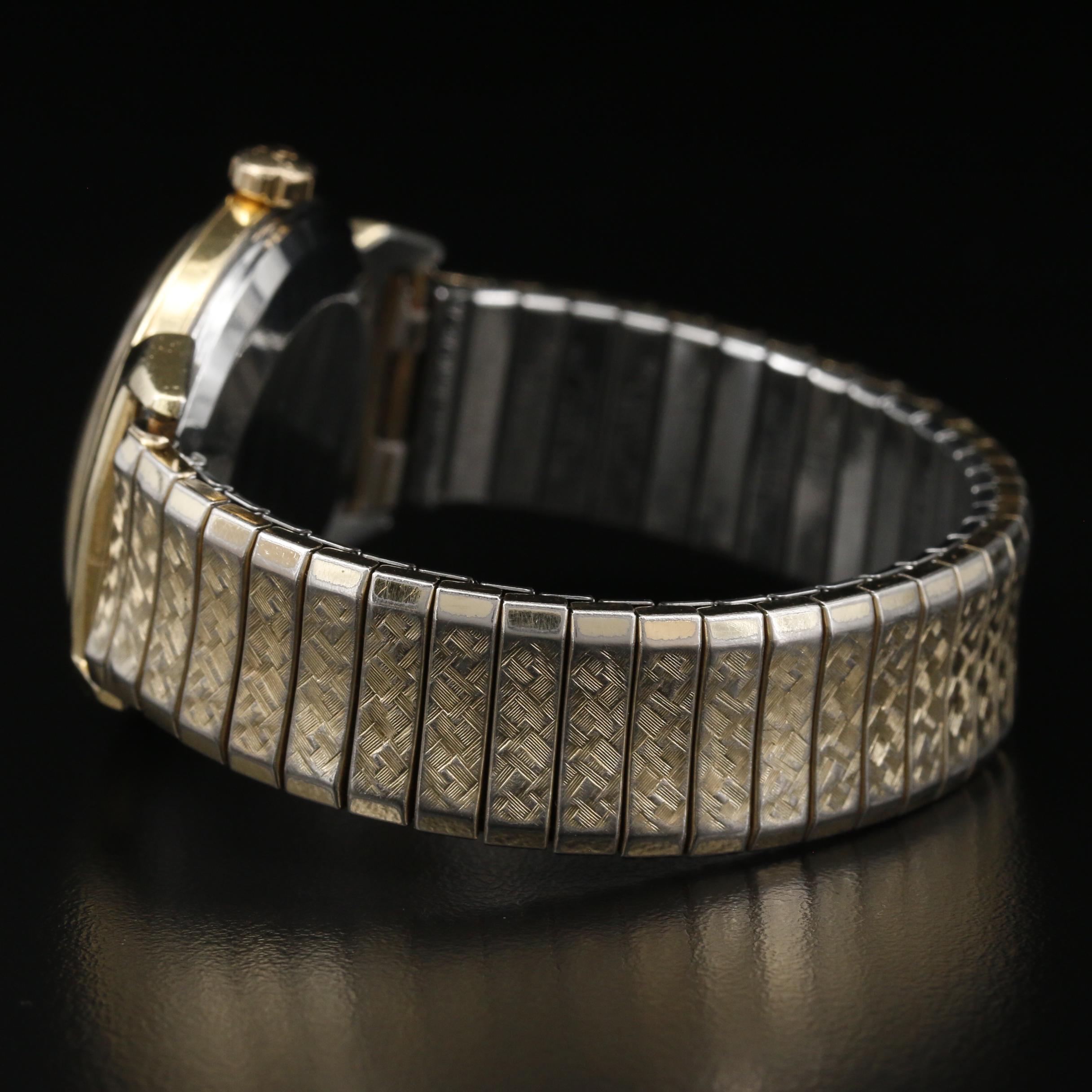 1959 Omega "Seamaster" Gold Capped Stainless Steel Automatic Watch