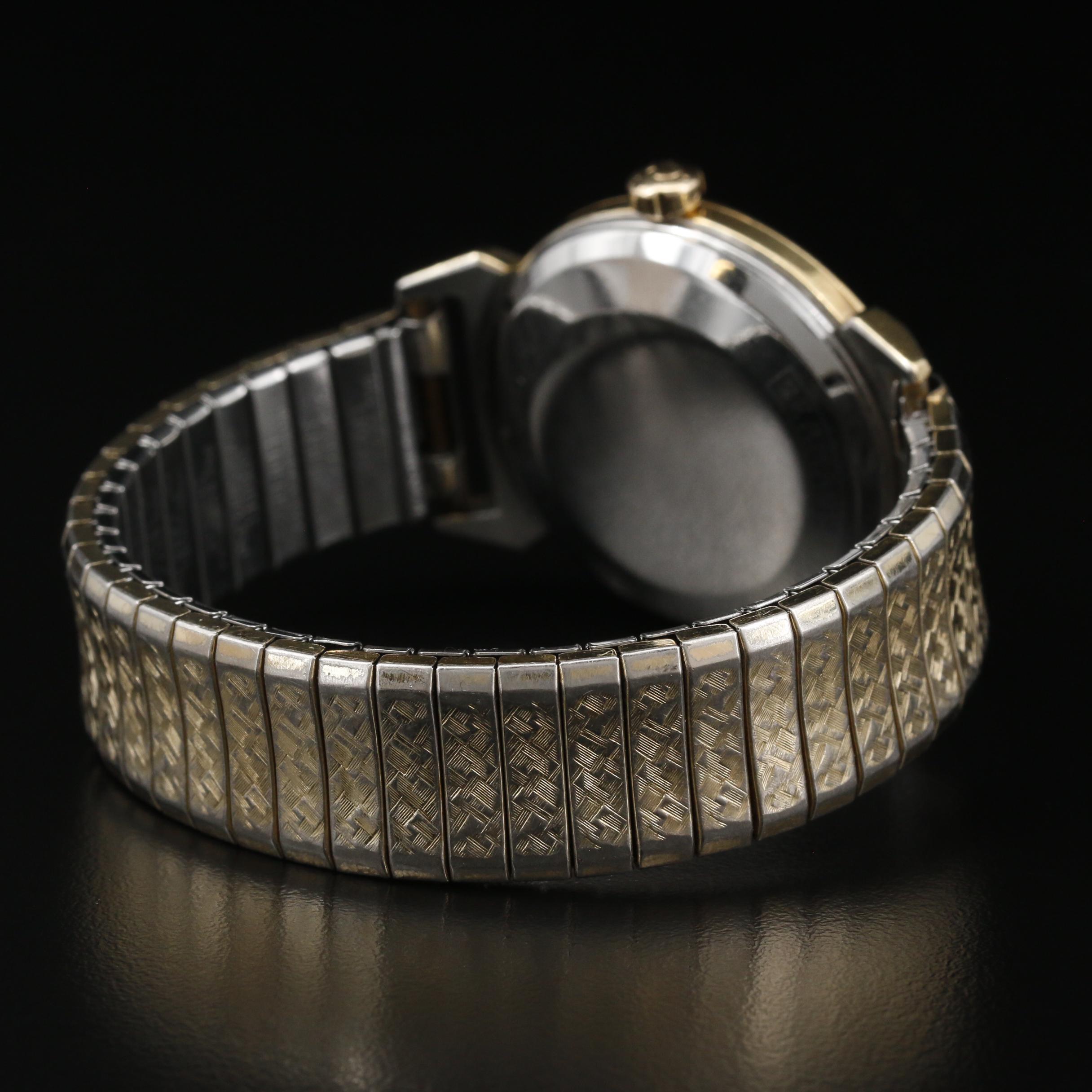 1959 Omega "Seamaster" Gold Capped Stainless Steel Automatic Watch