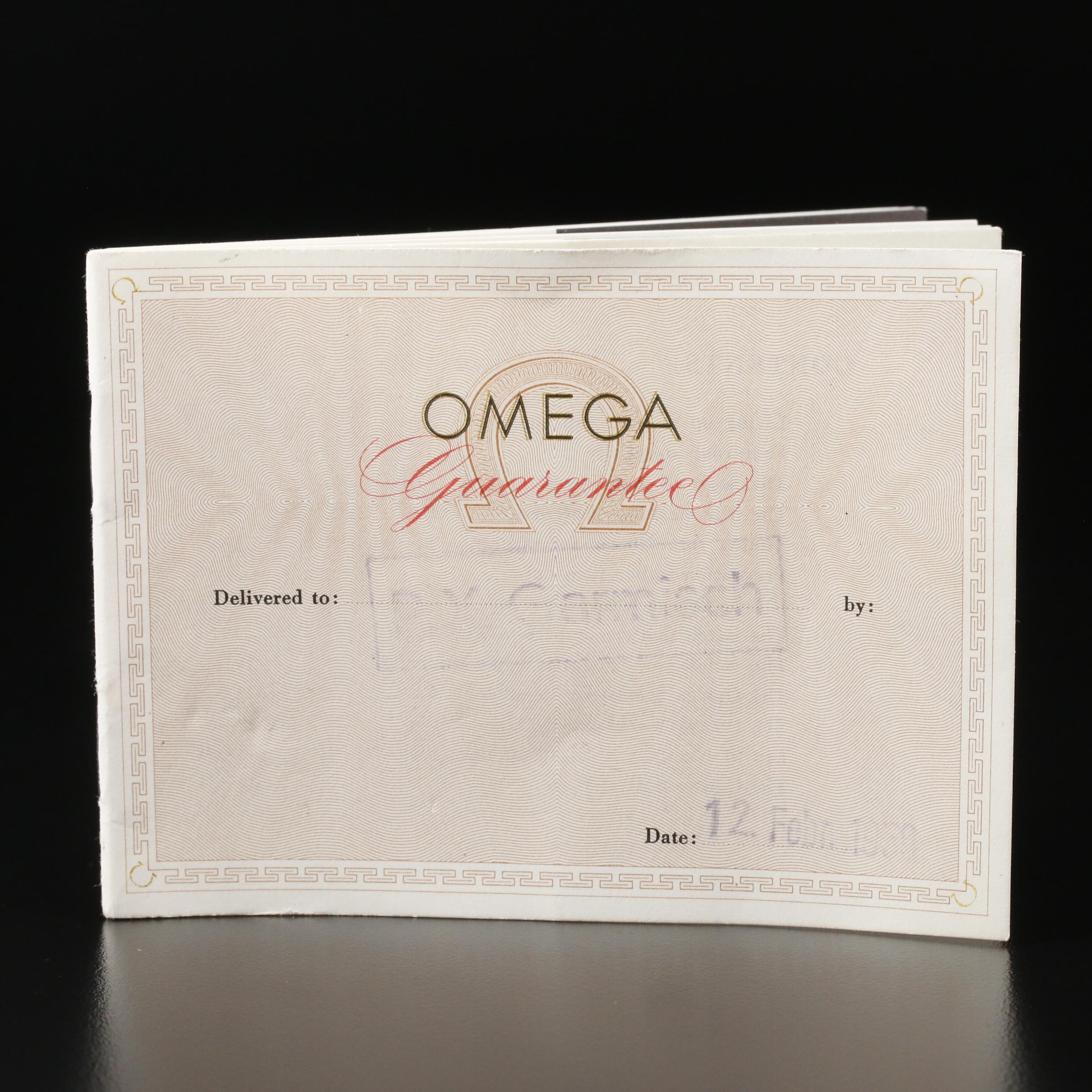 1959 Omega "Seamaster" Gold Capped Stainless Steel Automatic Watch