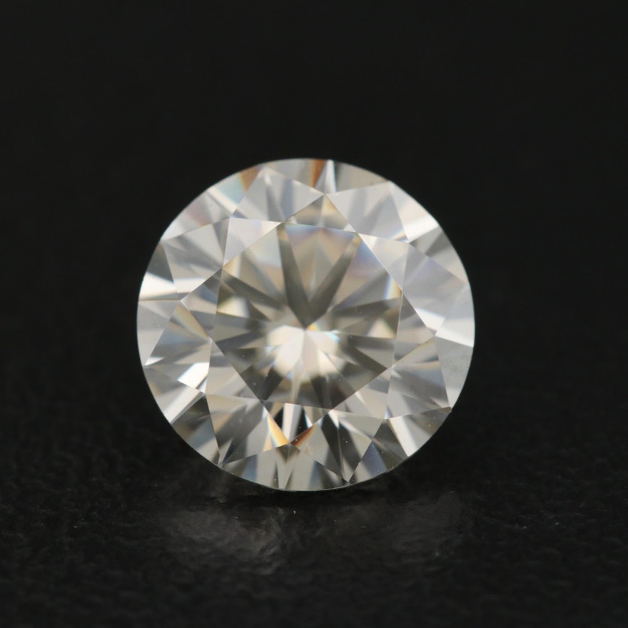 Loose Laboratory Grown Round Faceted Moissanite