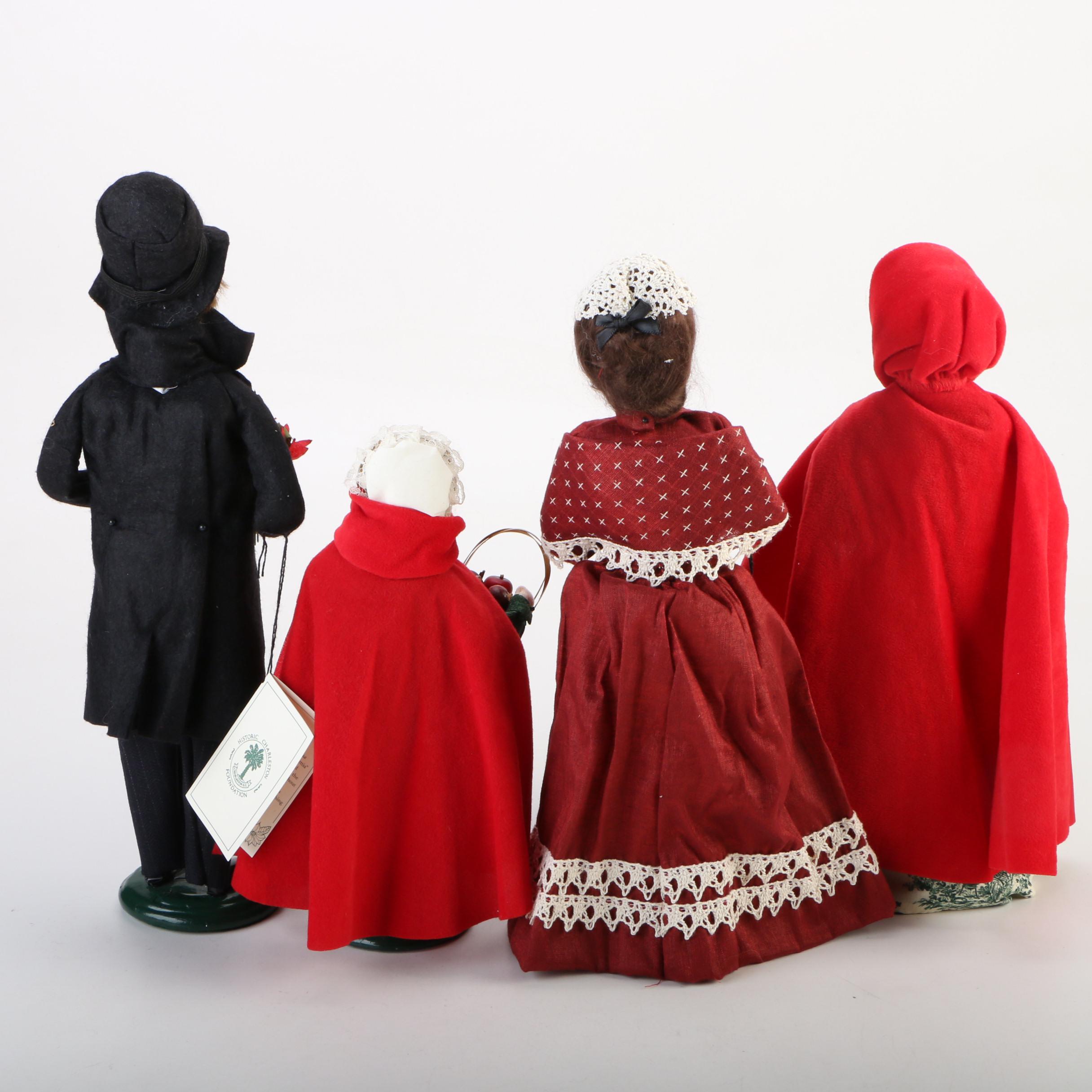 Byers' Choice Historic Charleston Foundation Christmas Caroler Figurines, 2000s