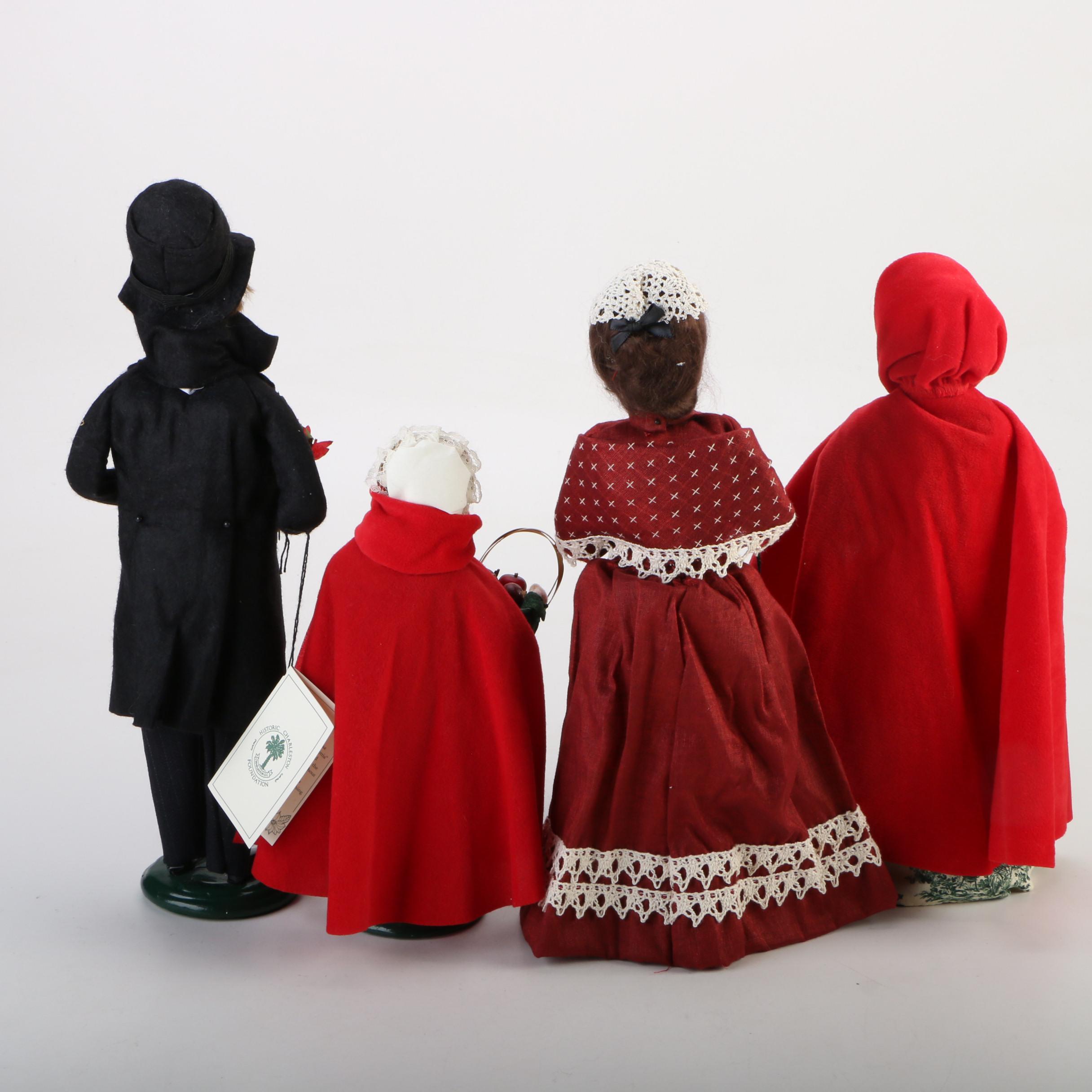 Byers' Choice Historic Charleston Foundation Christmas Caroler Figurines, 2000s