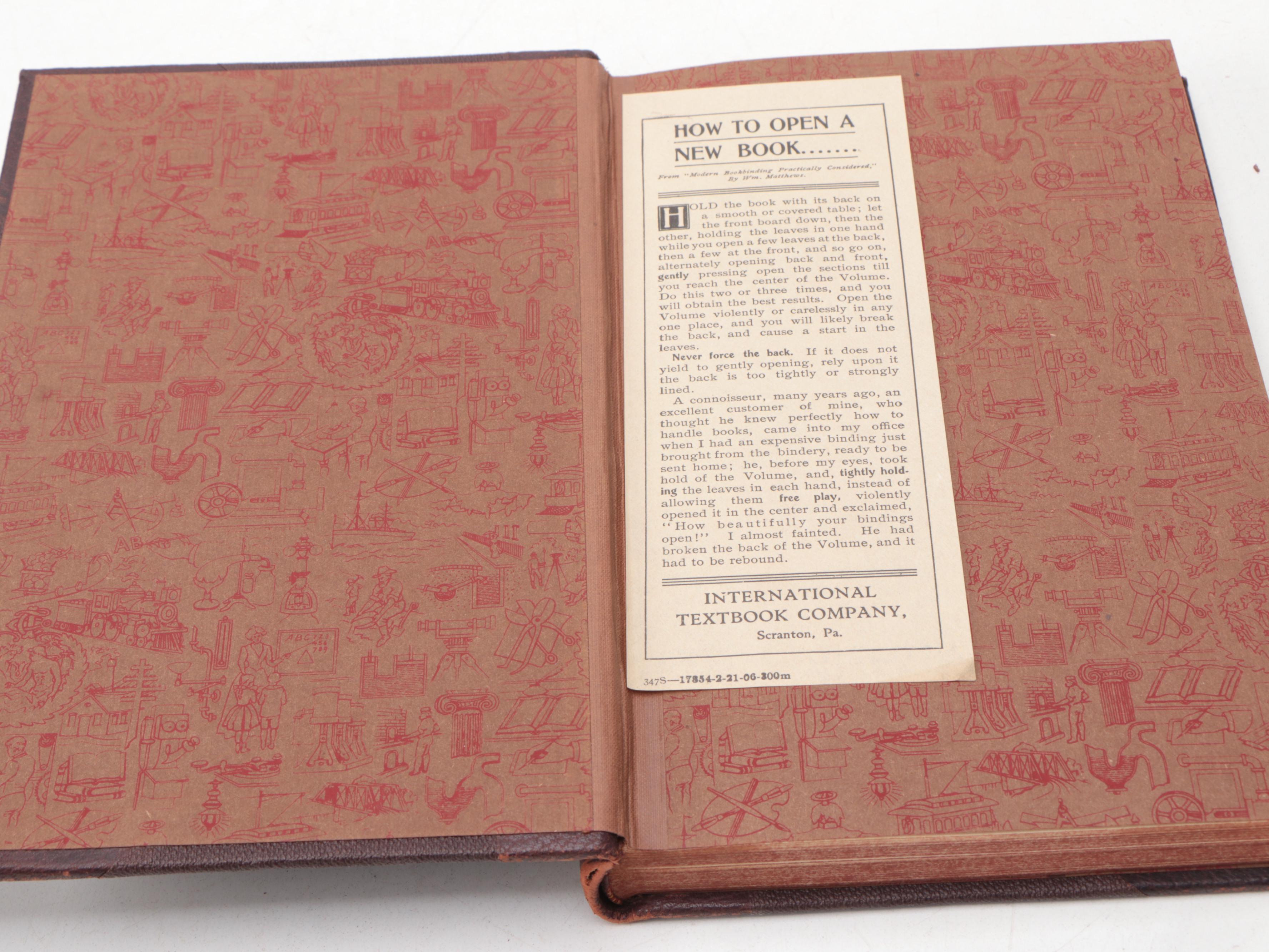 I.C.S. Reference Library French Grammar and Education Books, 1905