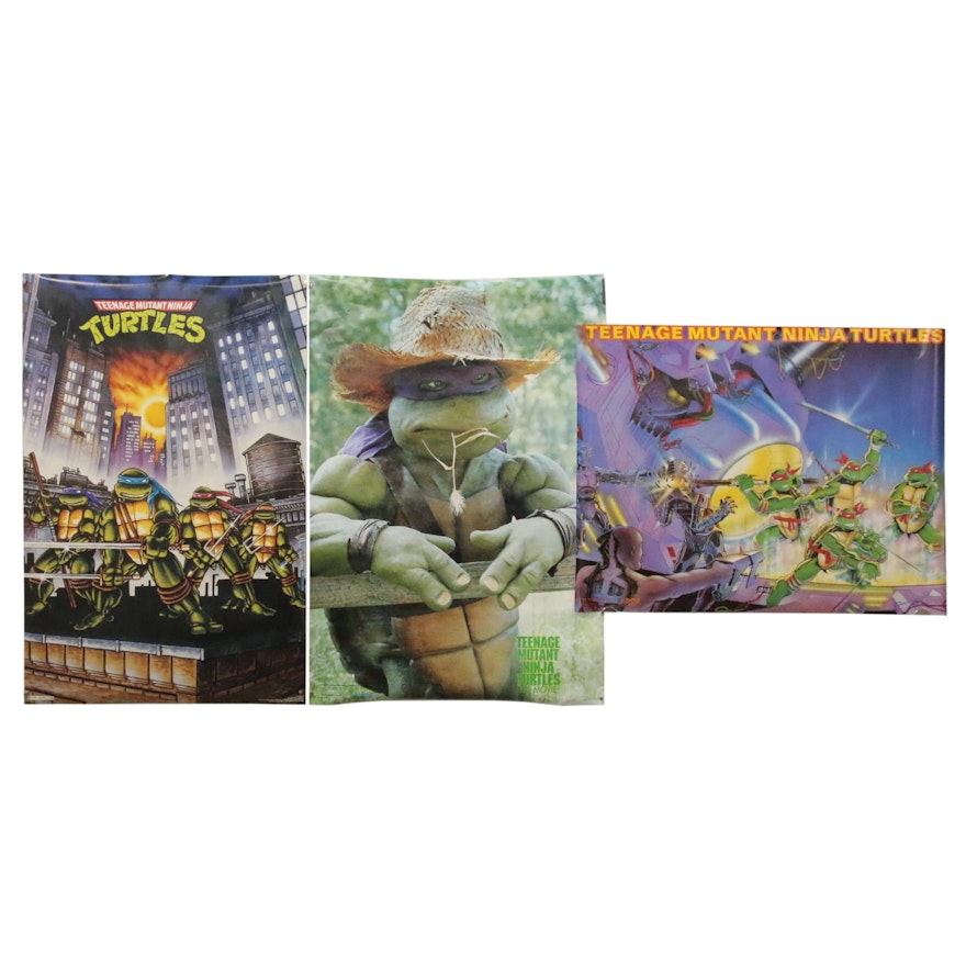 "Teenage Mutant Ninja Turtles" Television and Film Posters, Late 20th Century