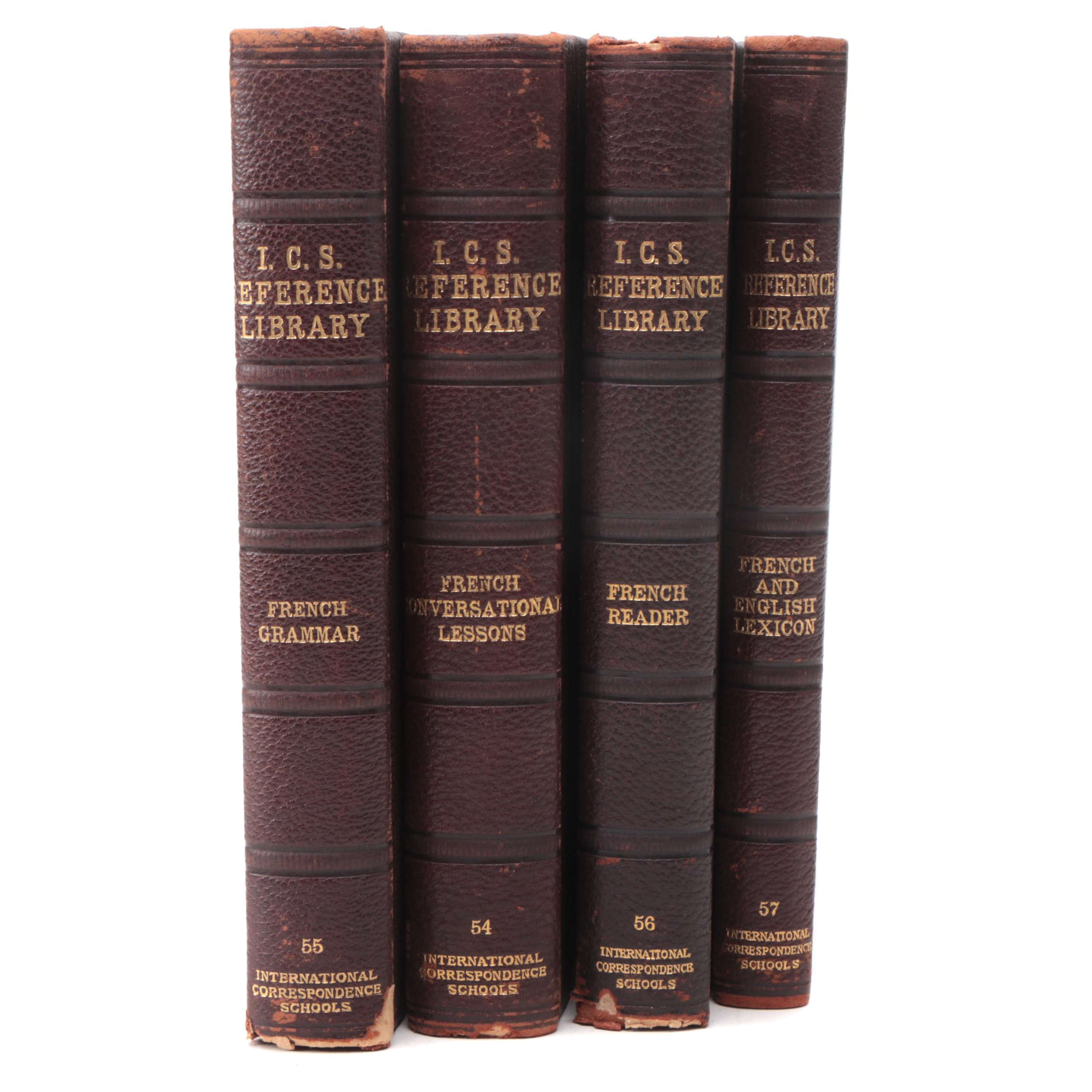 I.C.S. Reference Library French Grammar and Education Books, 1905