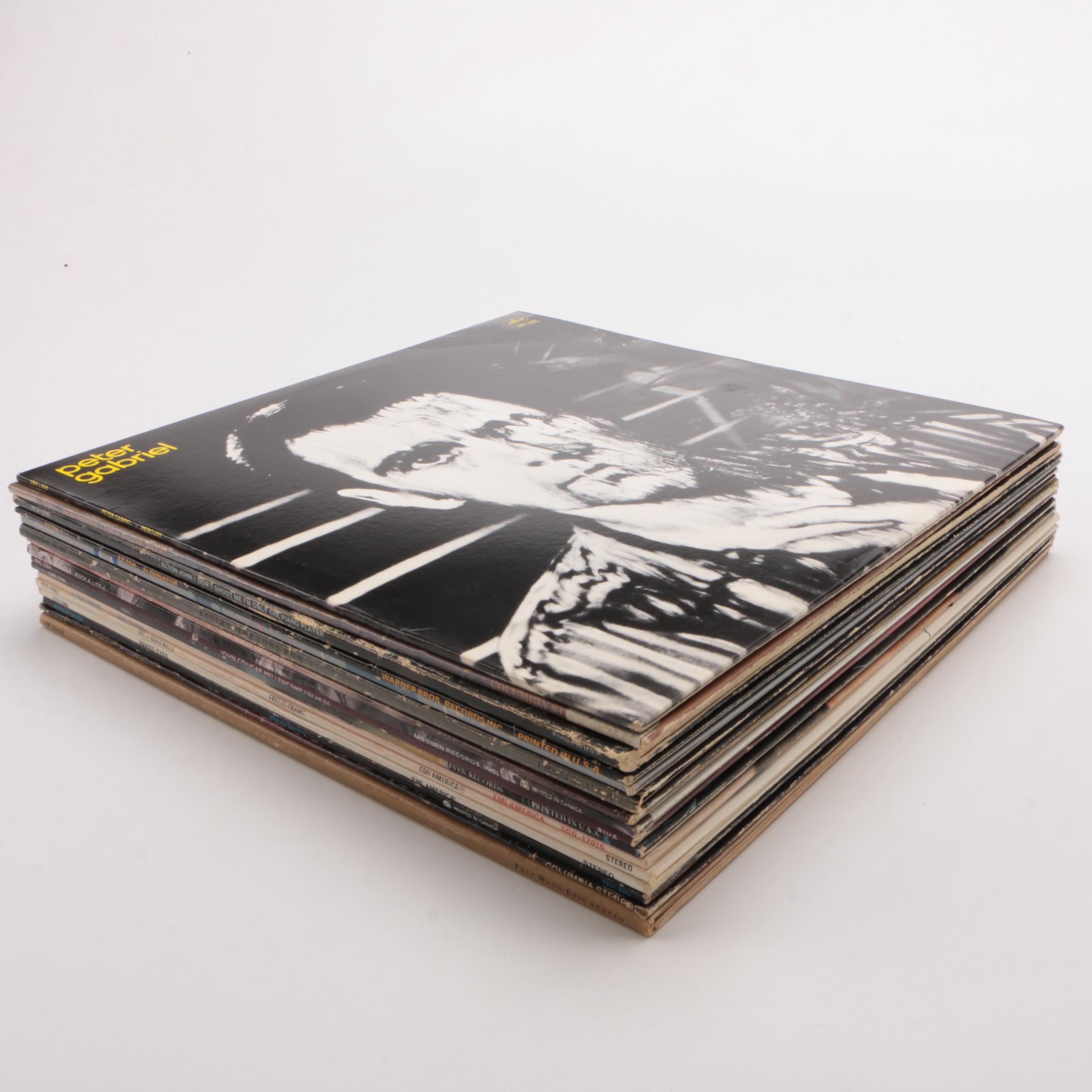 Aerosmith, Elton John, ZZ Top, Peter Gabriel, and Other Vinyl Records