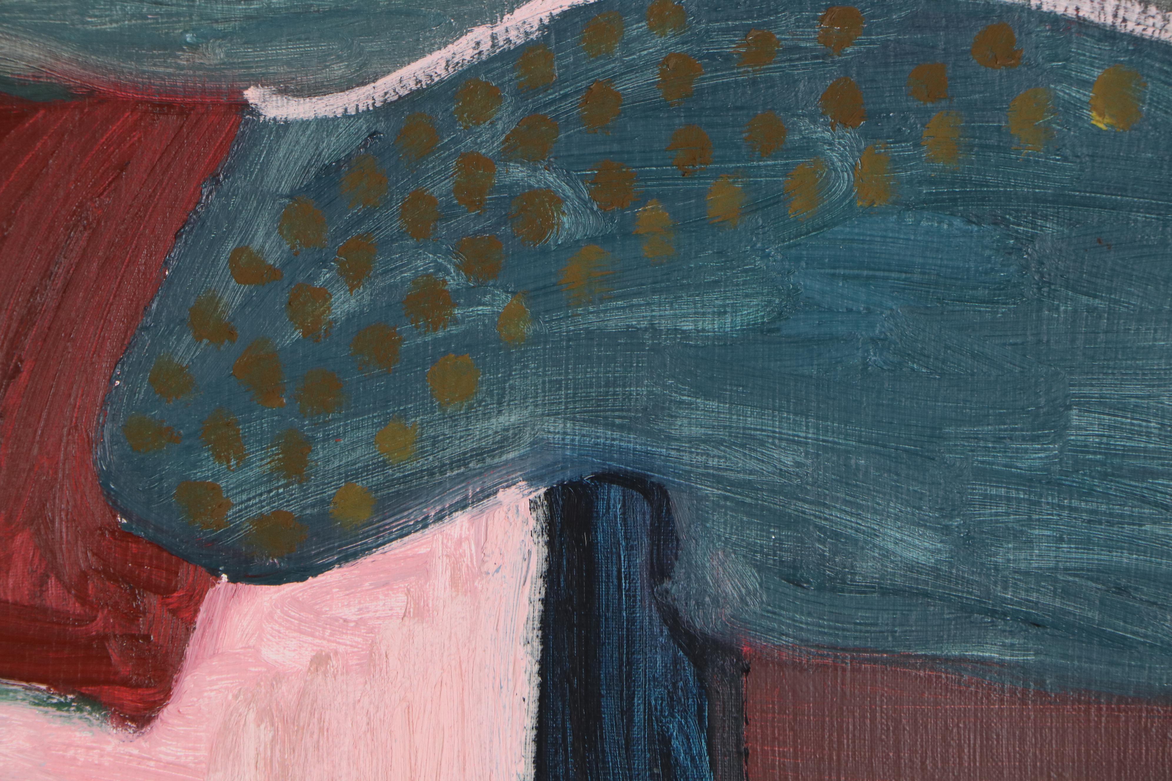 Jerry Mironov Expressionist Style Landscape Oil Painting