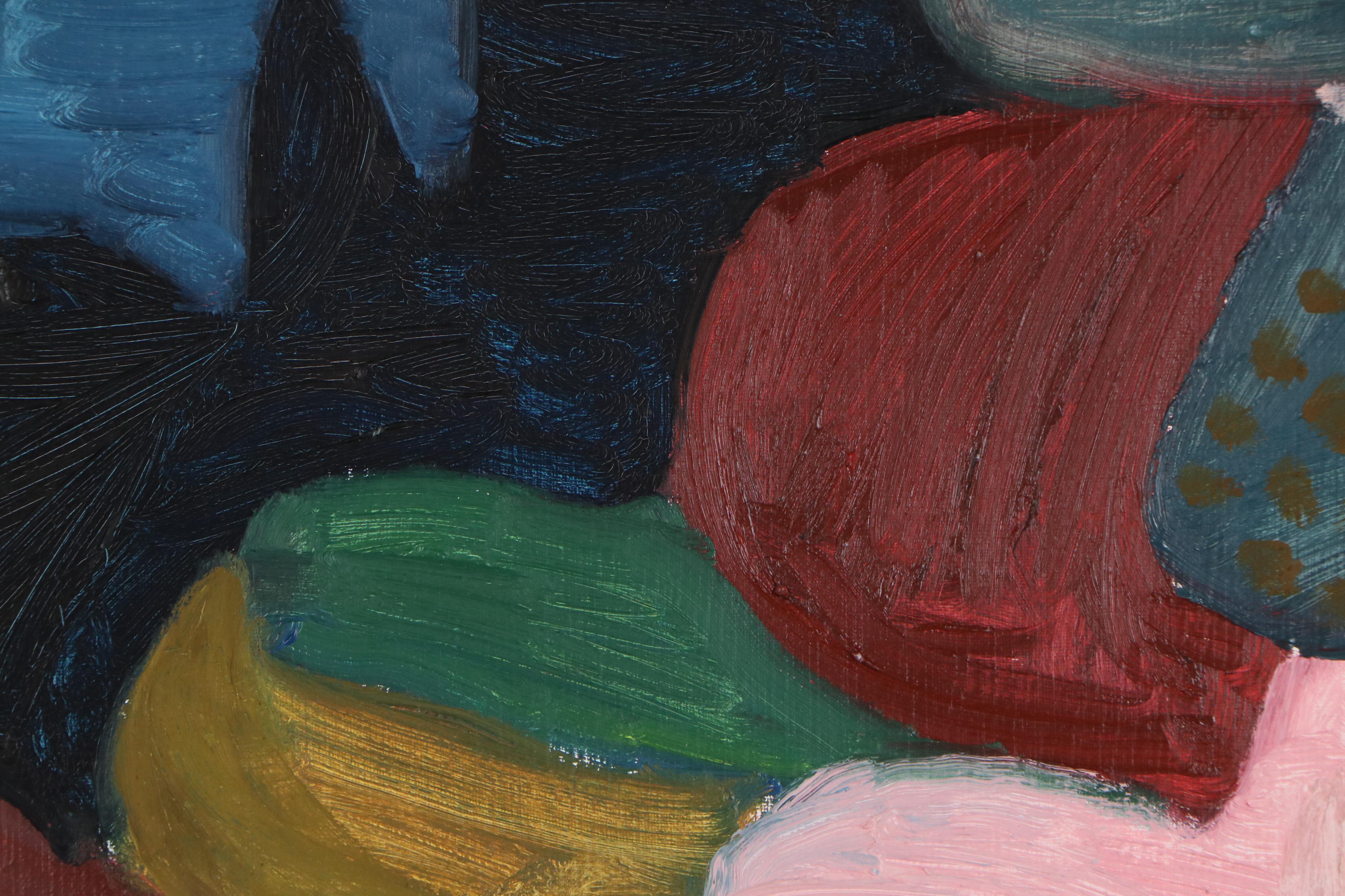 Jerry Mironov Expressionist Style Landscape Oil Painting