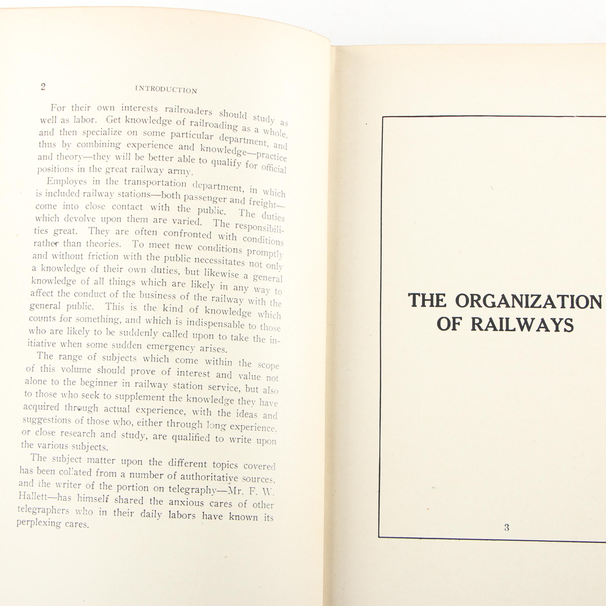 Partial First Edition Set "Modern American Railway Practice" and More, 1900s