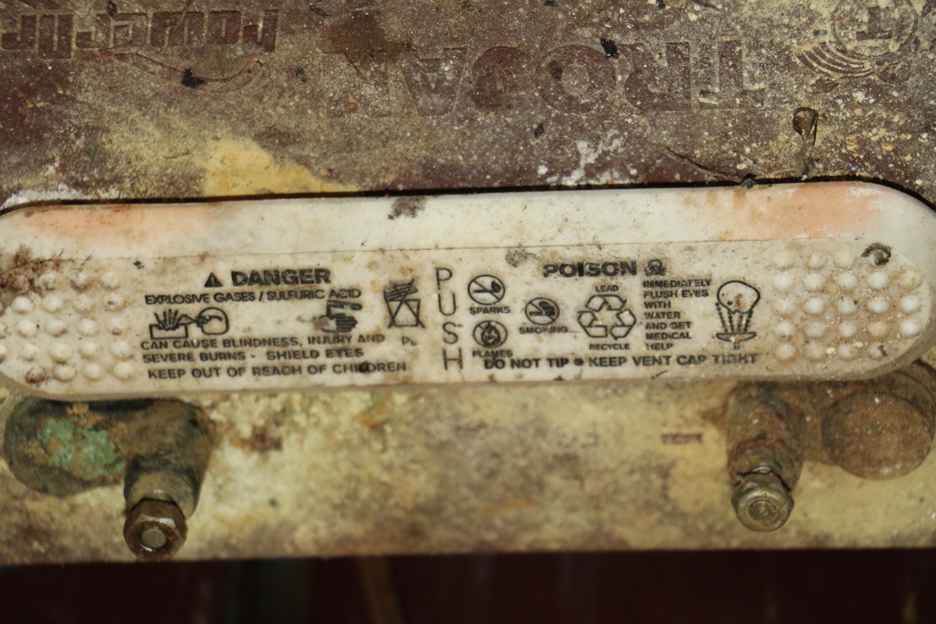 Red Club Car Golf Cart