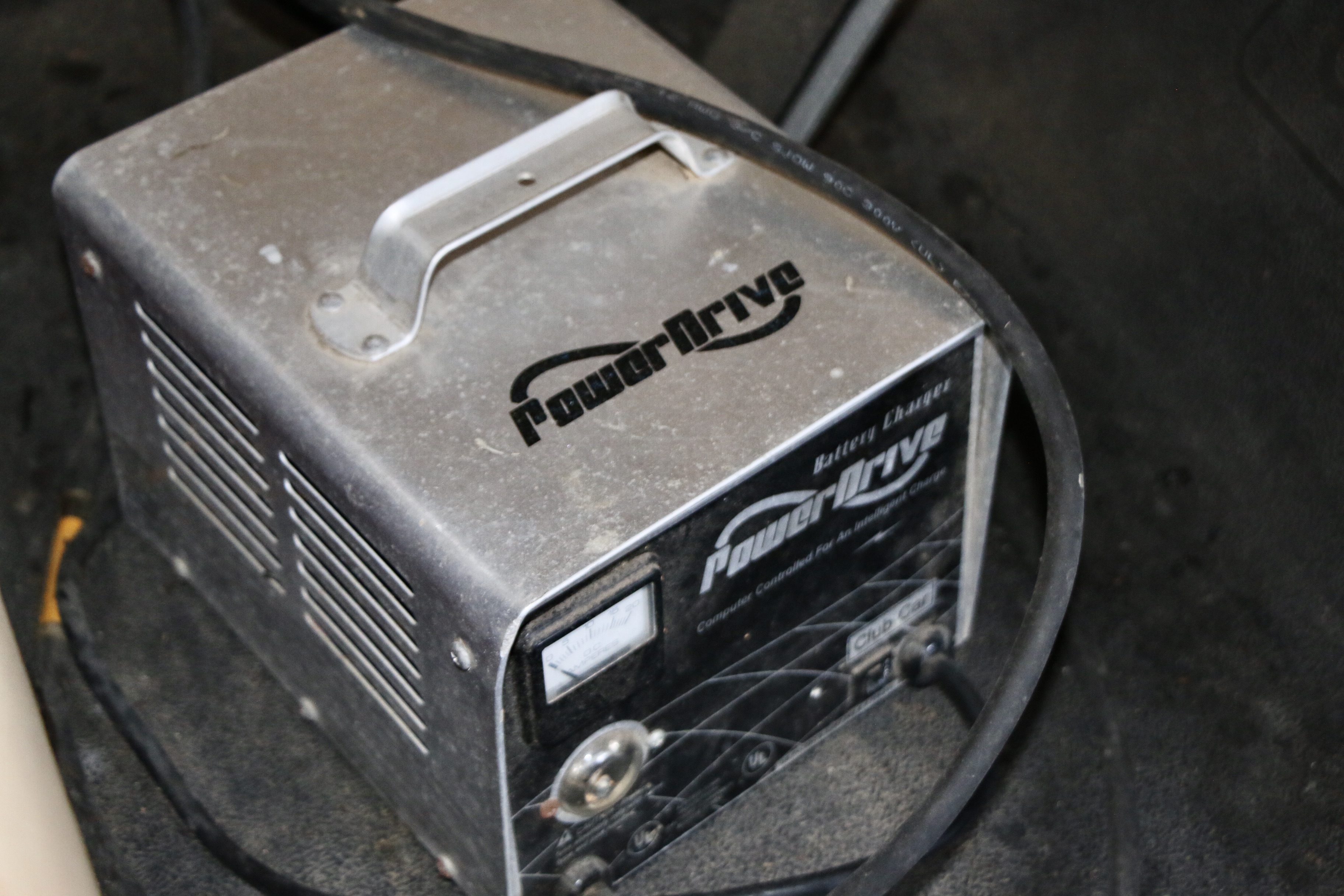 Red Club Car Golf Cart