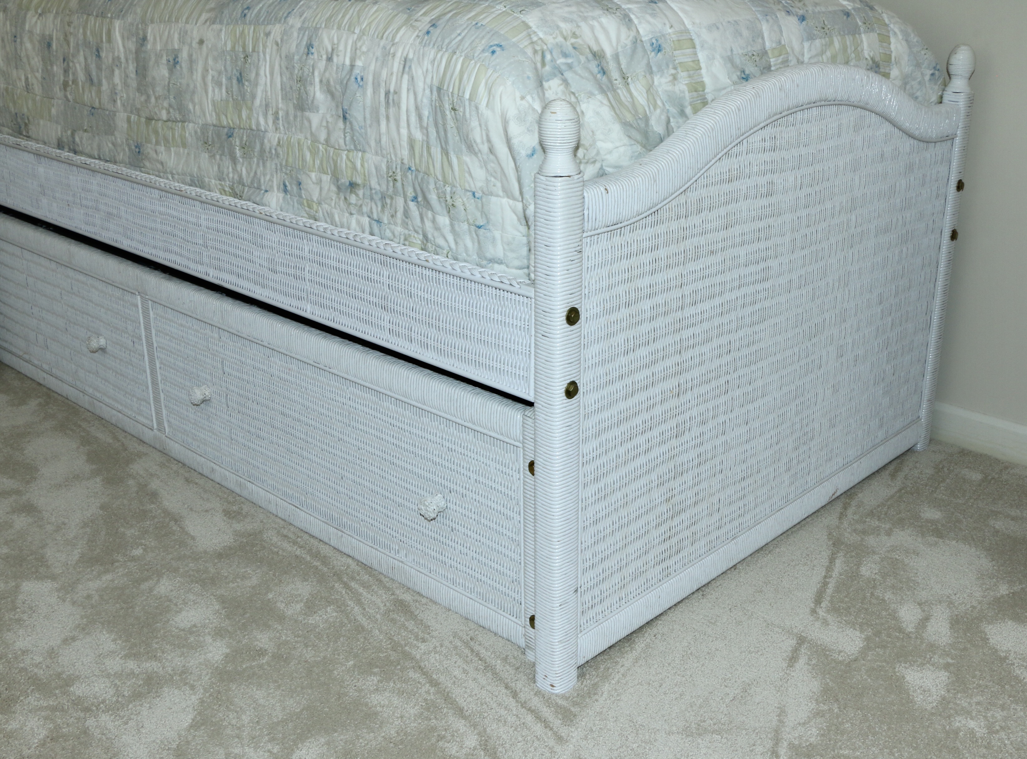 Henry Link Wicker for Lexington Furniture Twin Bedroom Set with Trundle