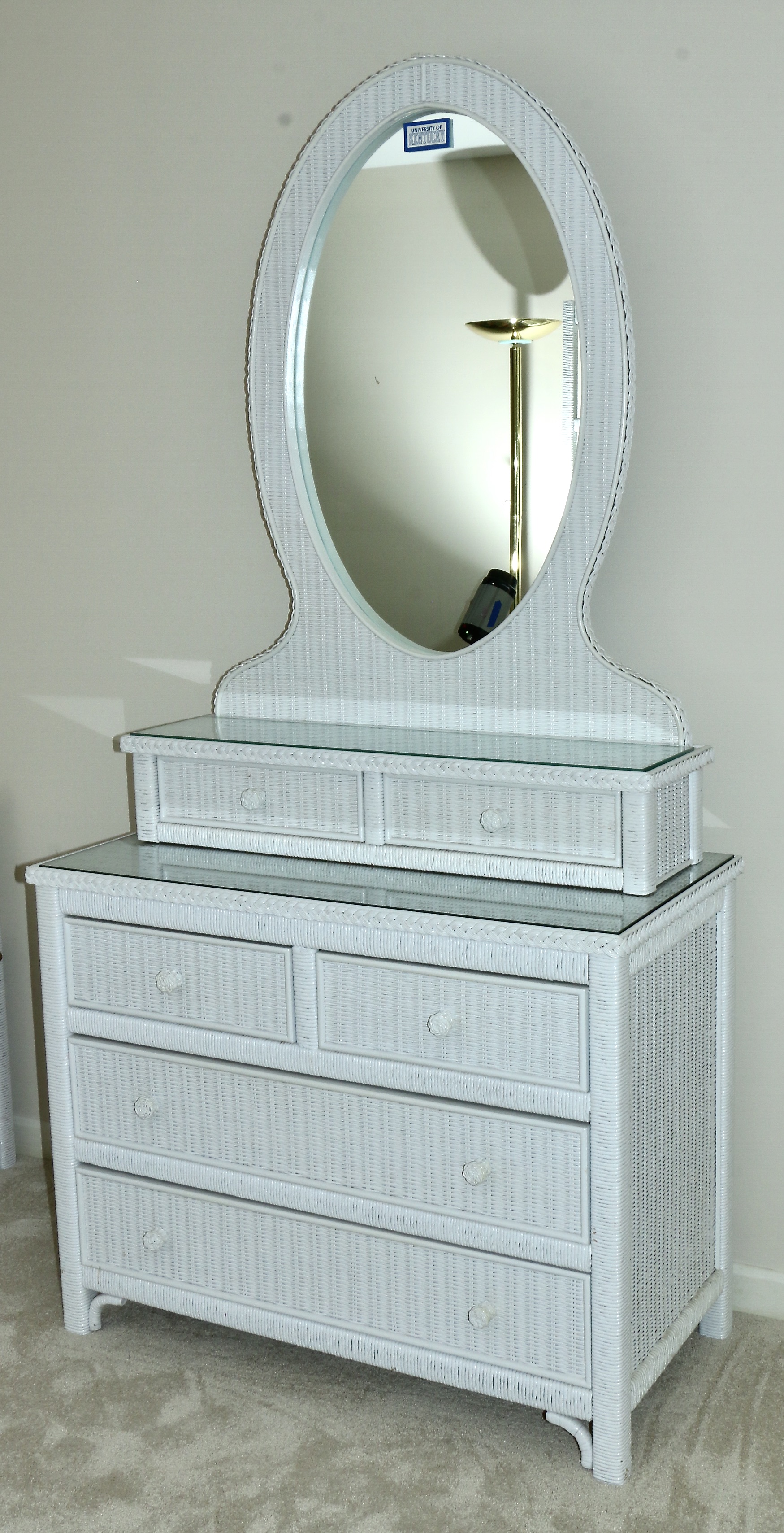 Henry Link Wicker for Lexington Furniture Twin Bedroom Set with Trundle