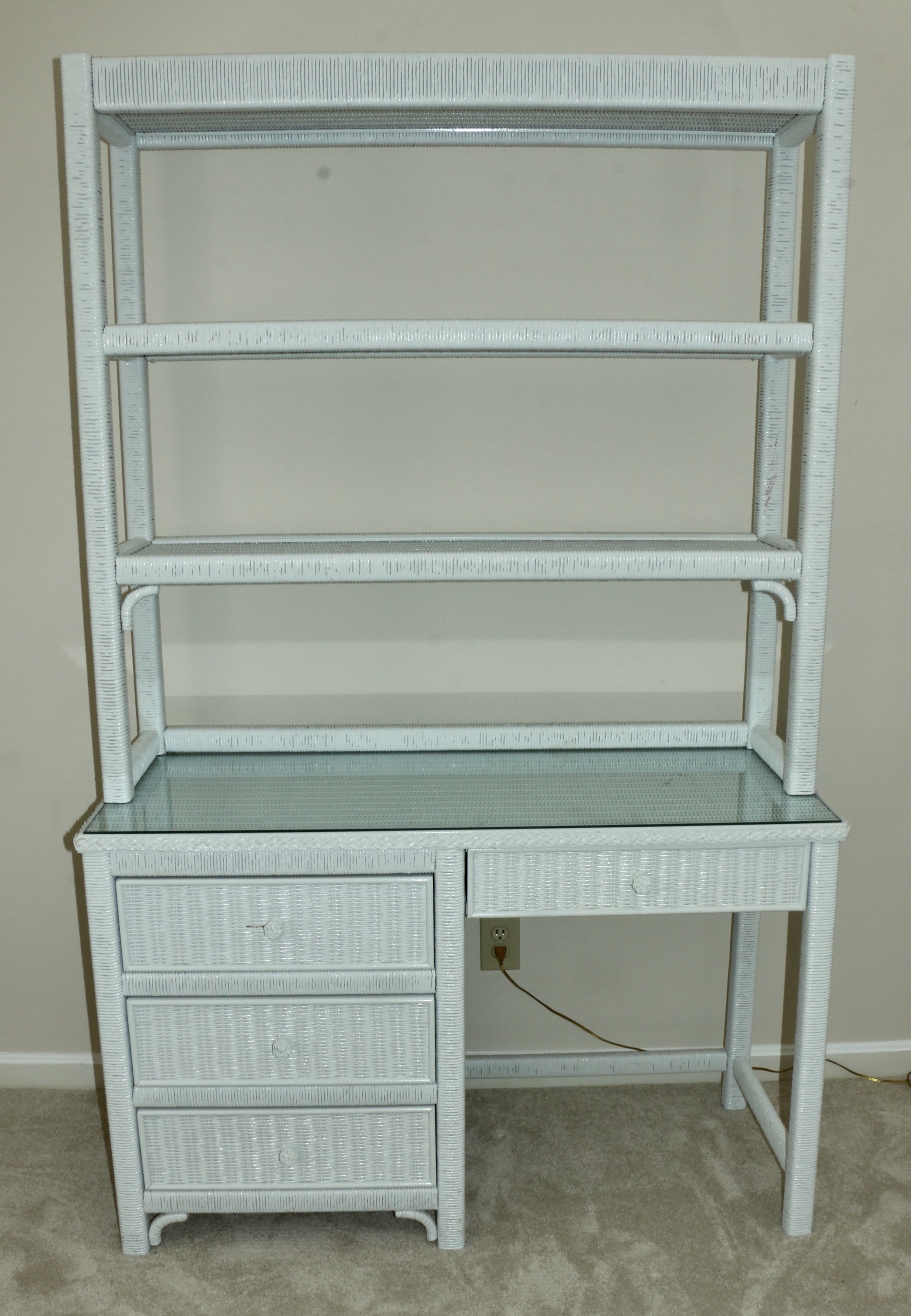 Henry Link Wicker for Lexington Furniture Twin Bedroom Set with Trundle