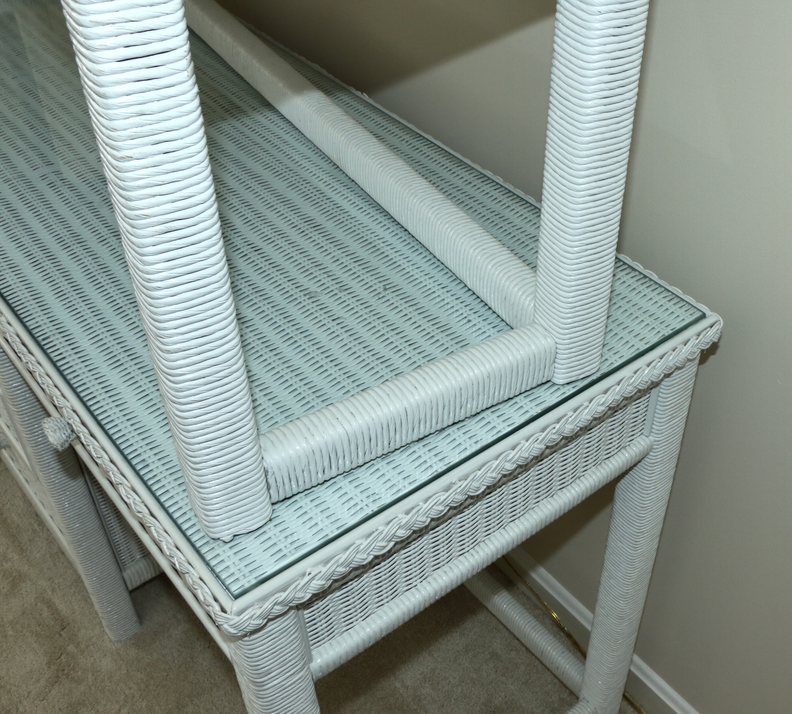 Henry Link Wicker for Lexington Furniture Twin Bedroom Set with Trundle