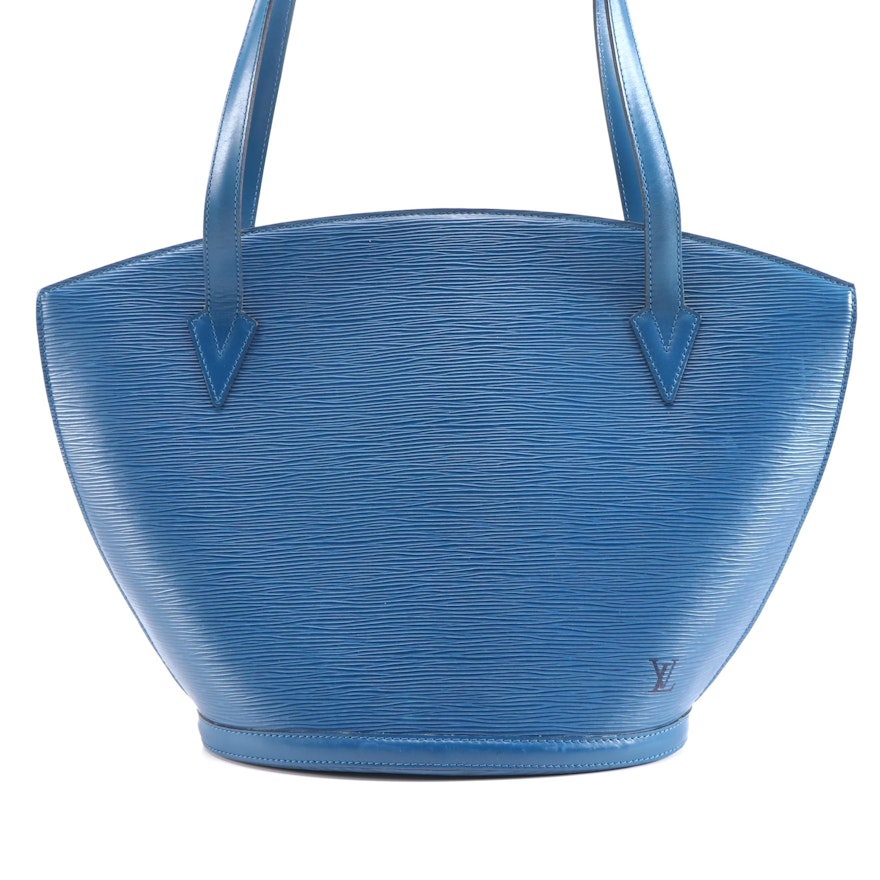 Louis Vuitton St. Jacques GM Shoulder Bag in Toledo Blue Epi Leather