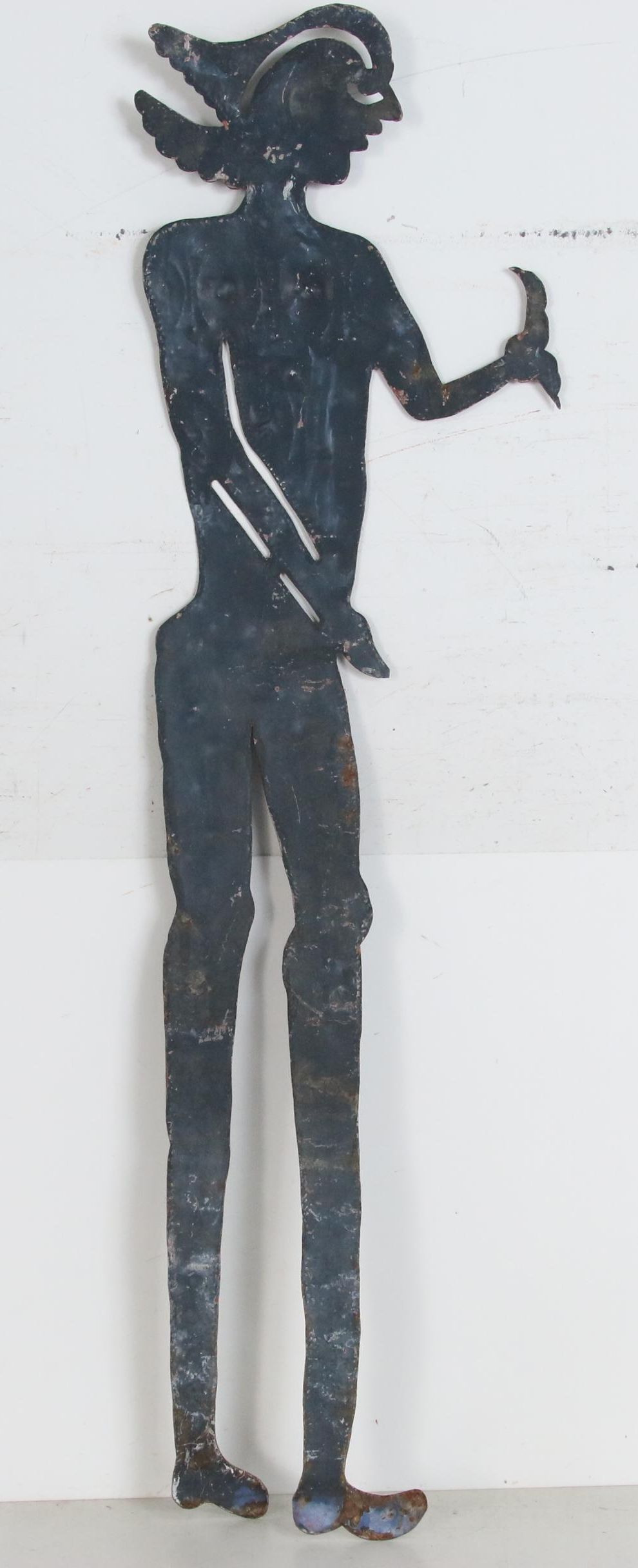 Seresier Louis-Juste Haitian Metal Art Sculpture of Abstract Figure