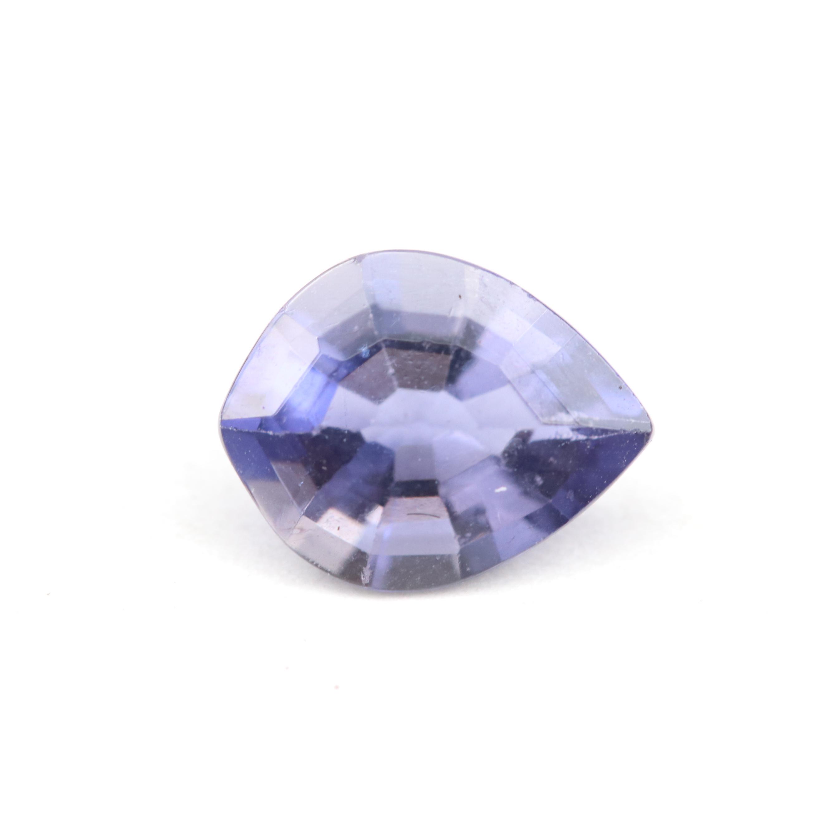 Loose 1.21 CT Leaf Faceted Iolite
