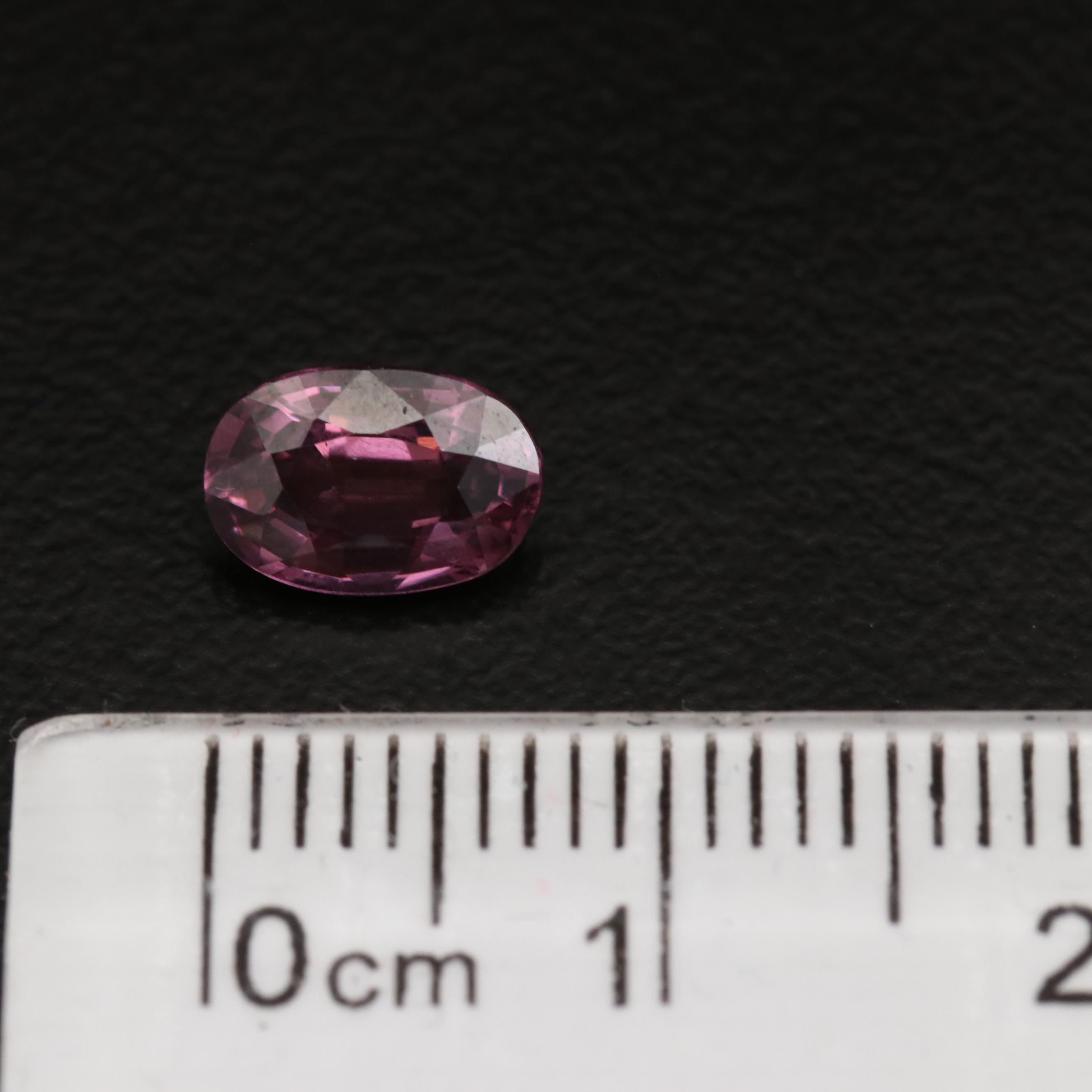 Loose 1.11 CT Oval Faceted Spinel