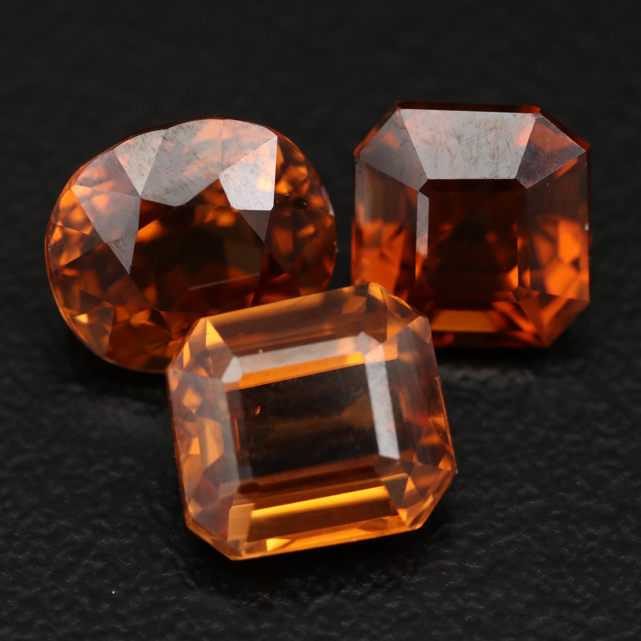 Loose 9.57 CTW Mixed Faceted Zircons