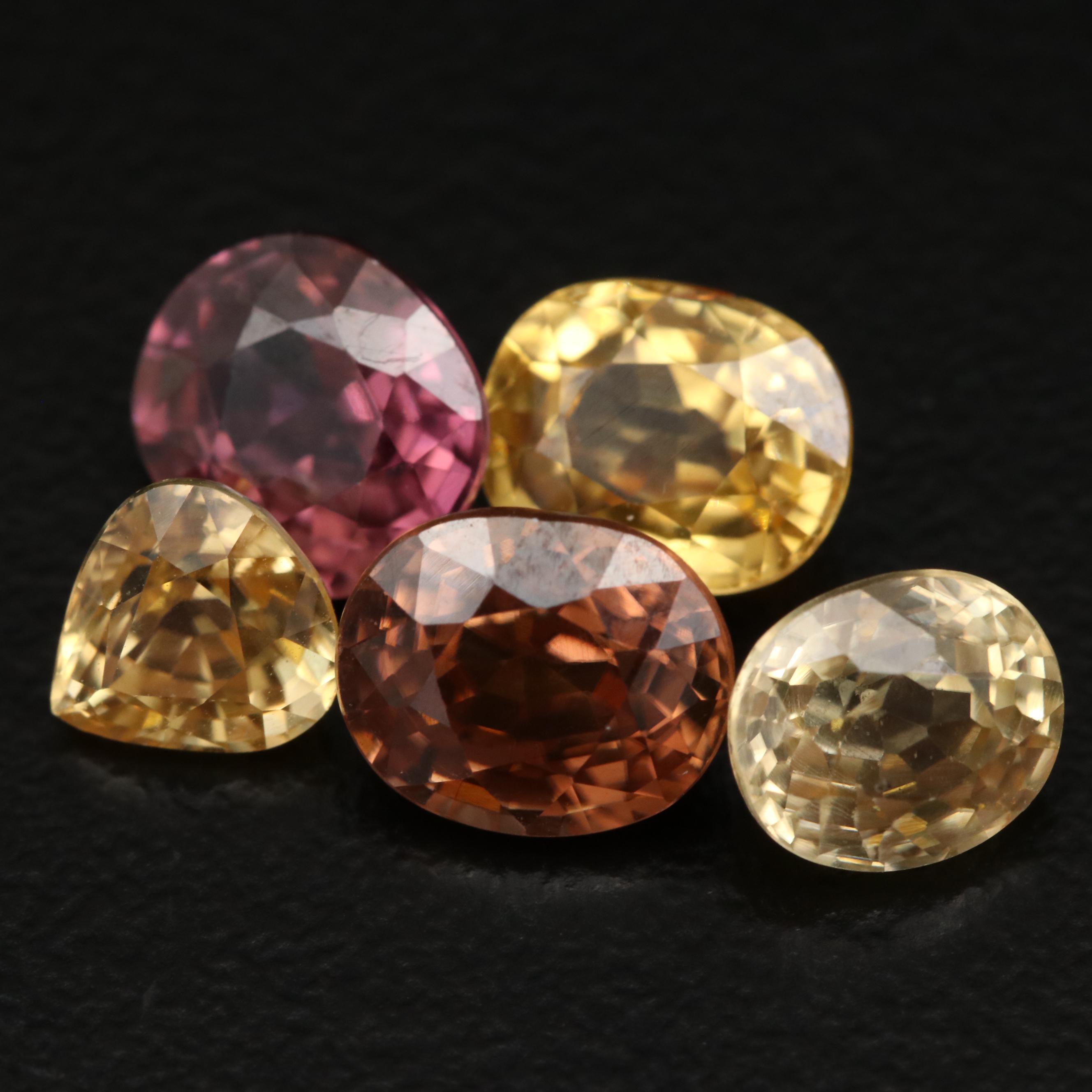 Loose 8.50 CTW Mixed Faceted Zircons