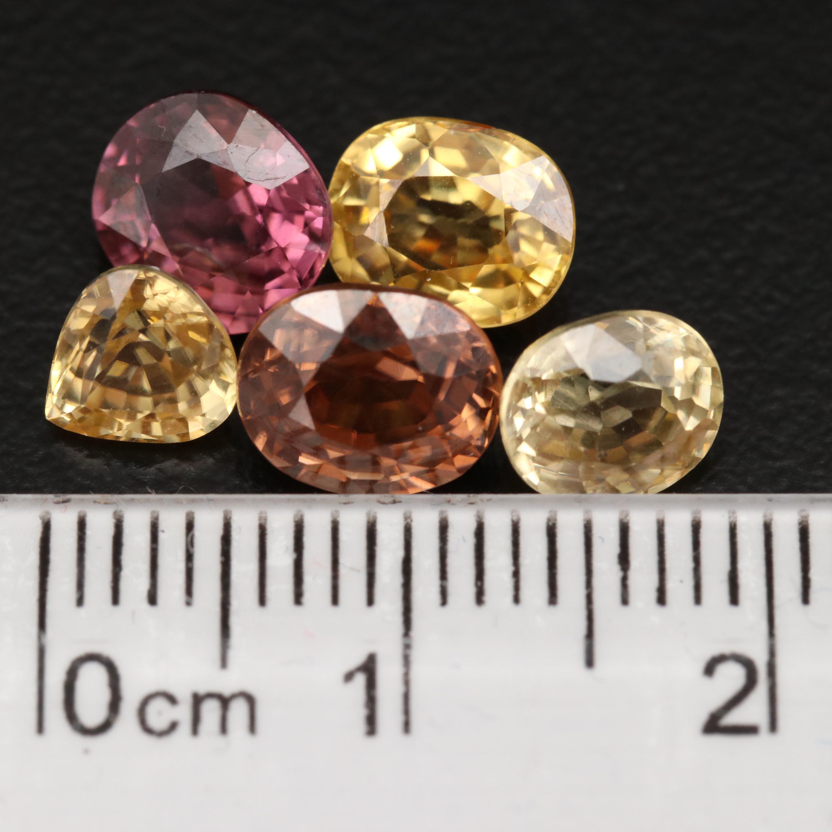 Loose 8.50 CTW Mixed Faceted Zircons
