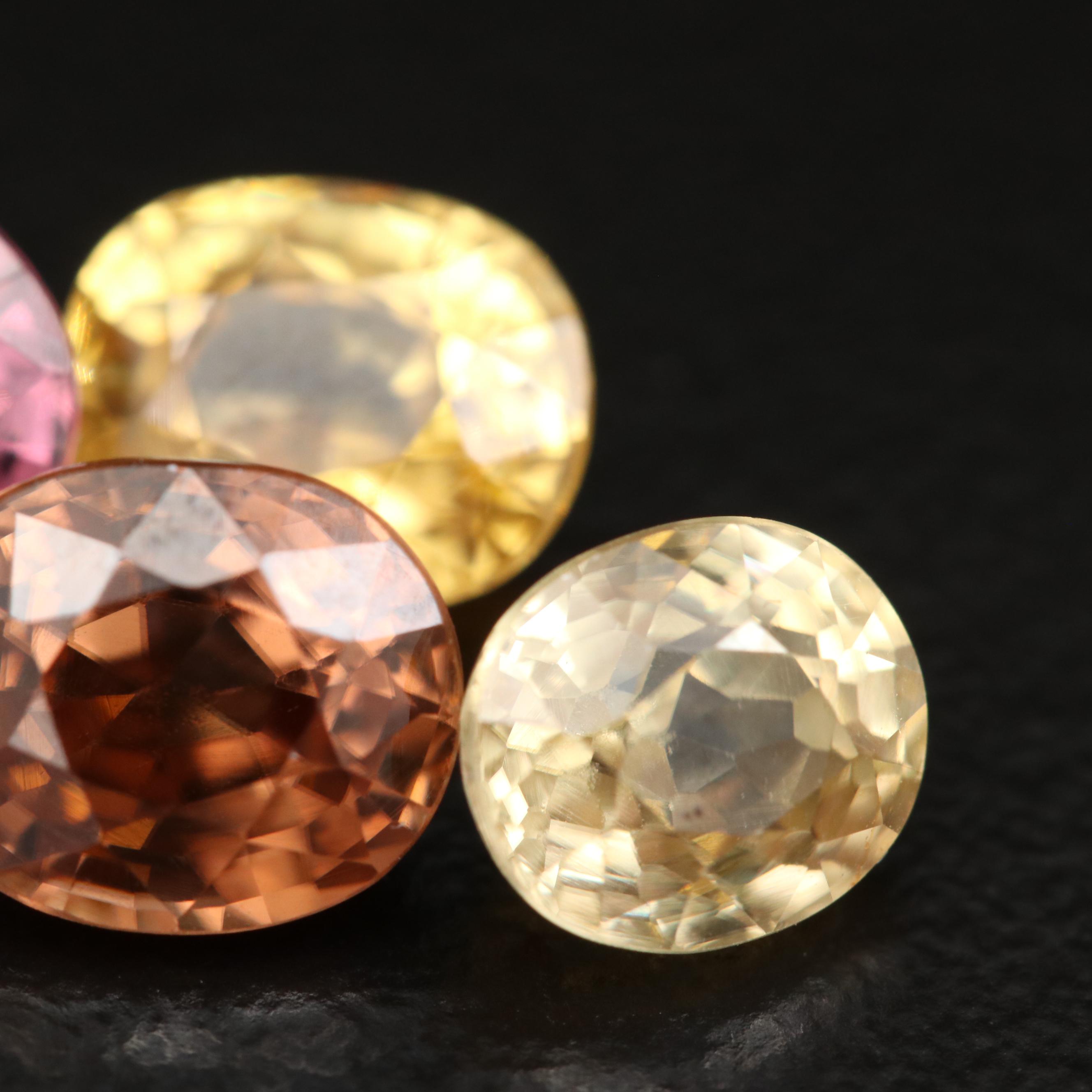 Loose 8.50 CTW Mixed Faceted Zircons