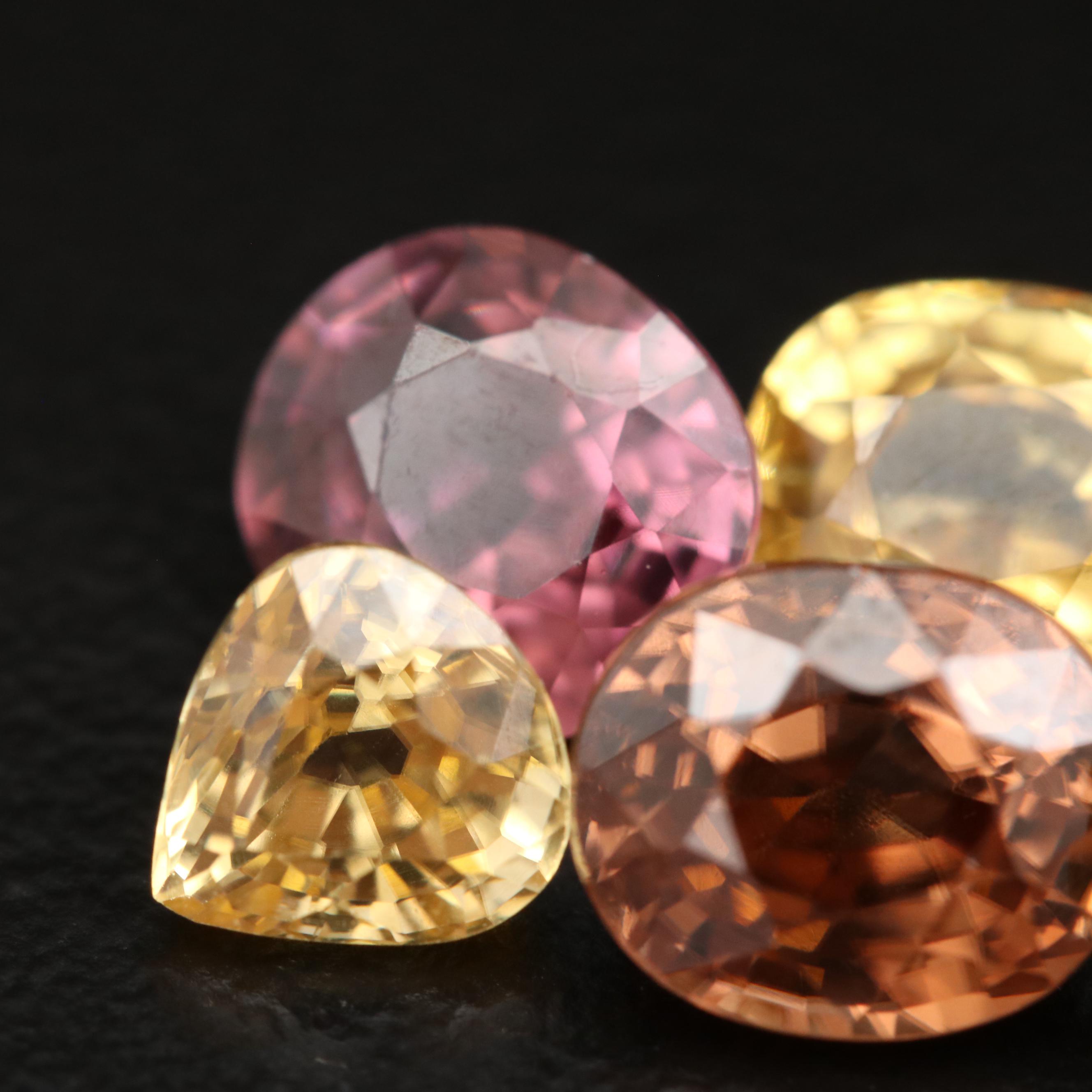 Loose 8.50 CTW Mixed Faceted Zircons