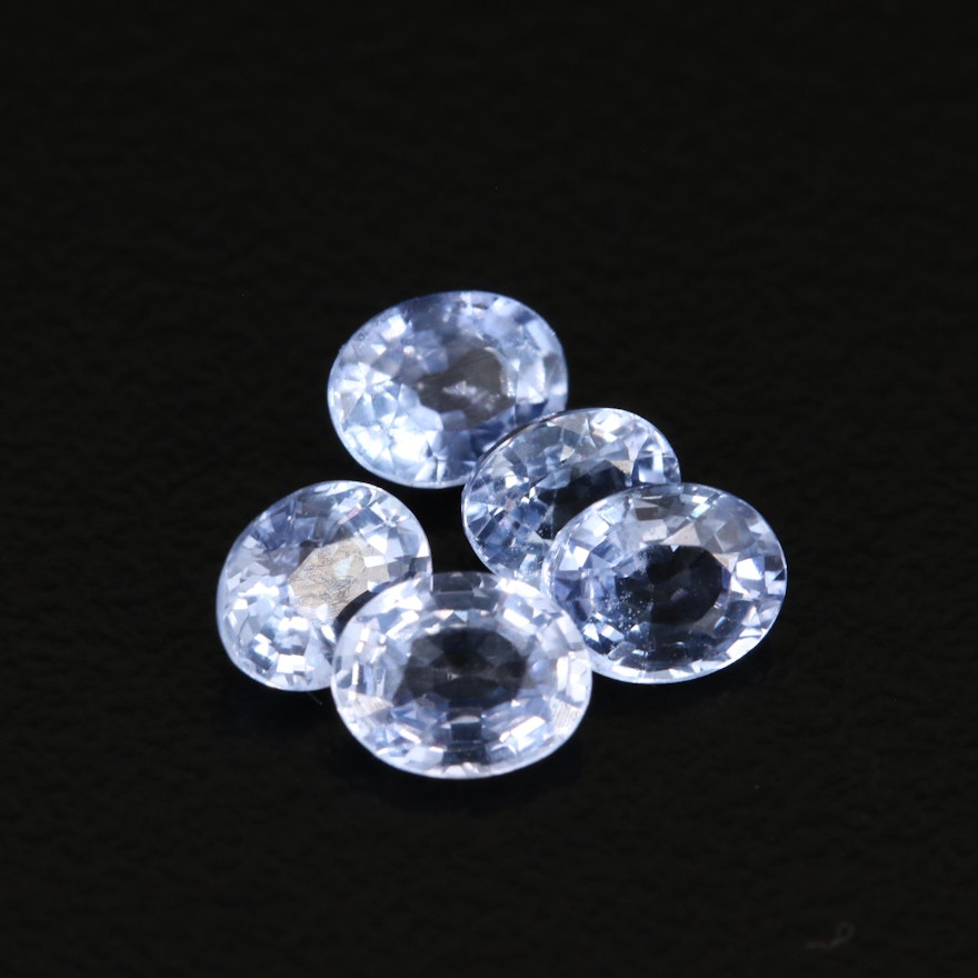 Loose 2.13 CTW Oval Faceted Sappihires