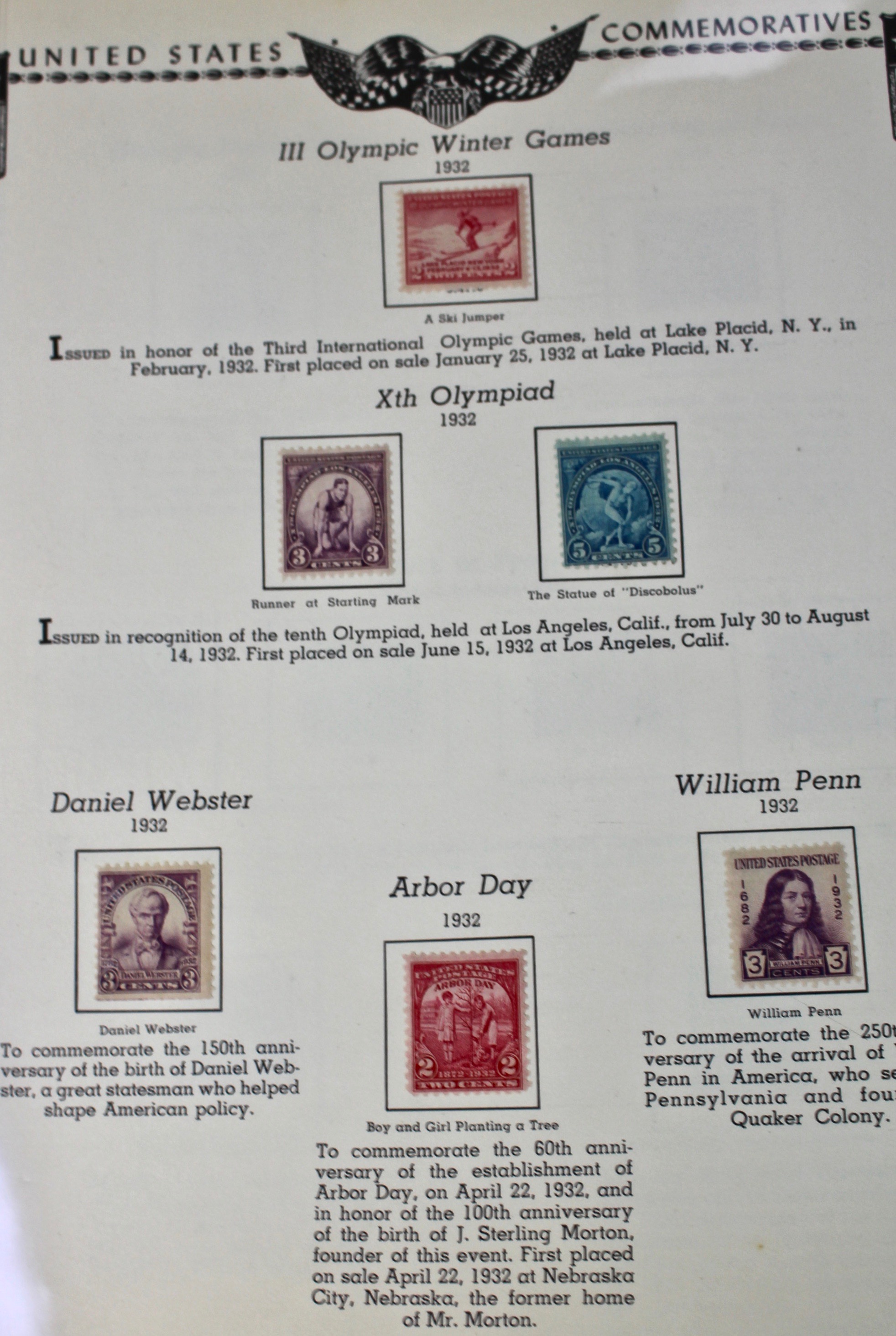 Minkus American Commemorative Stamp Album, 1893–1961