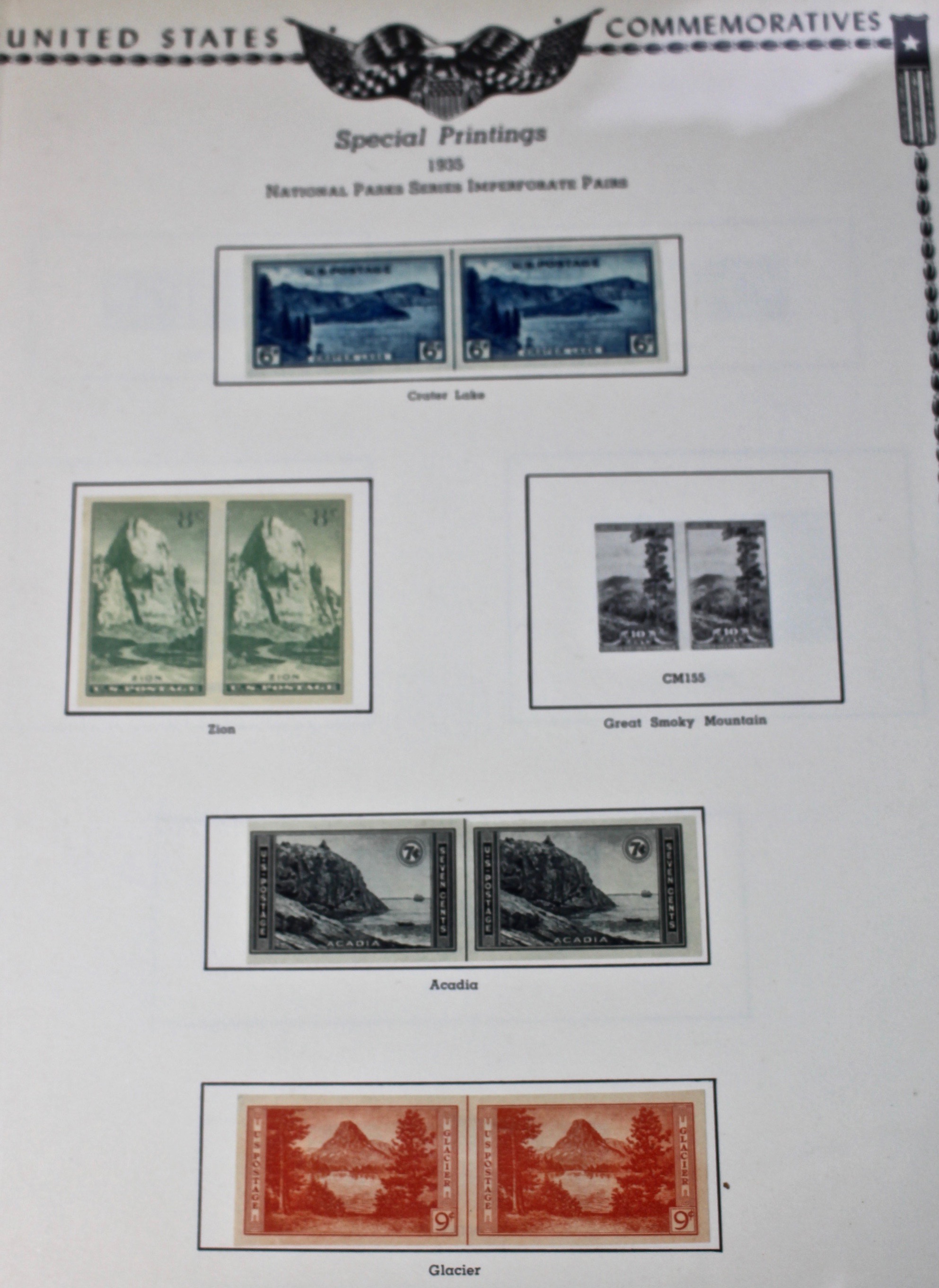 Minkus American Commemorative Stamp Album, 1893–1961