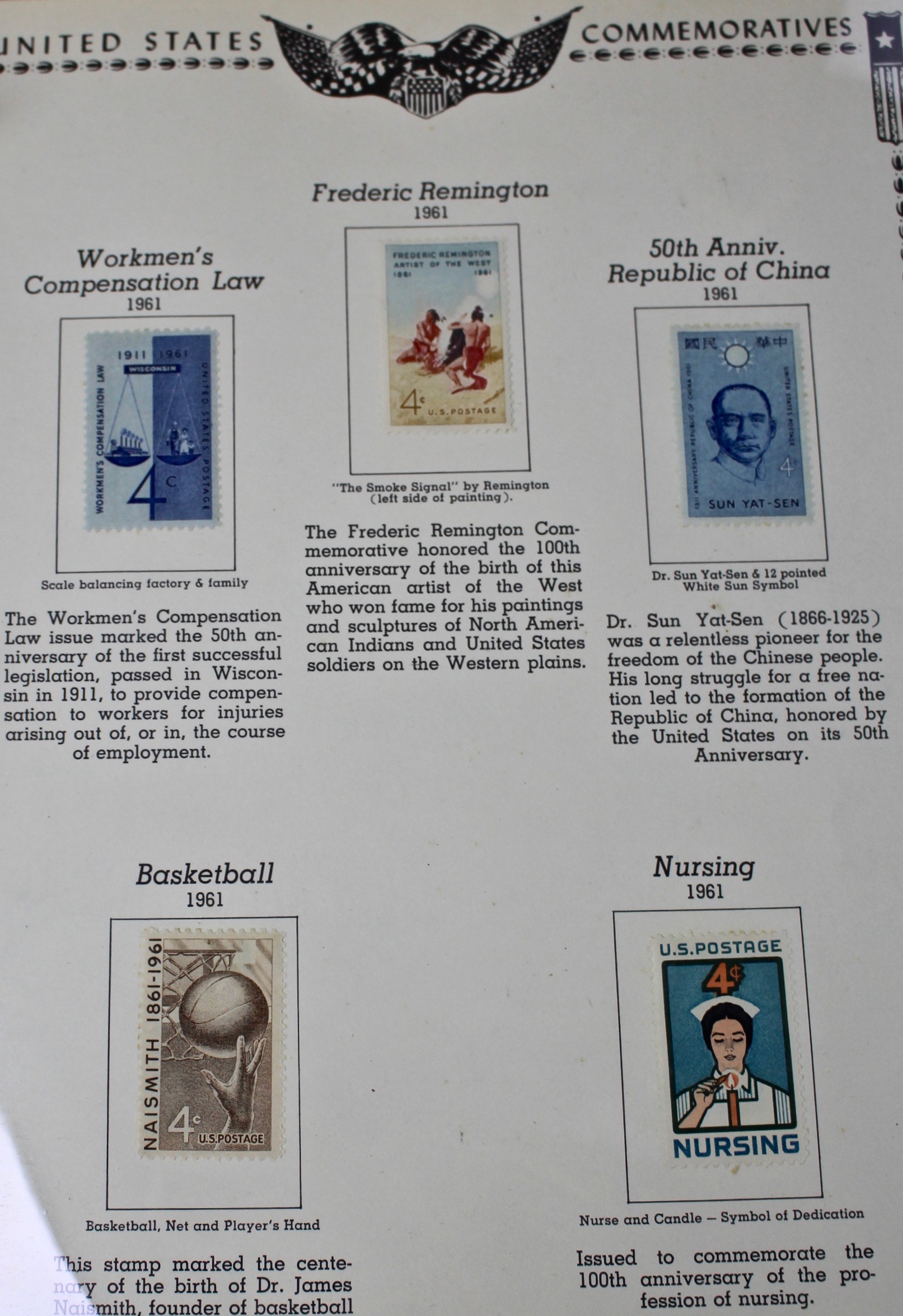 Minkus American Commemorative Stamp Album, 1893–1961