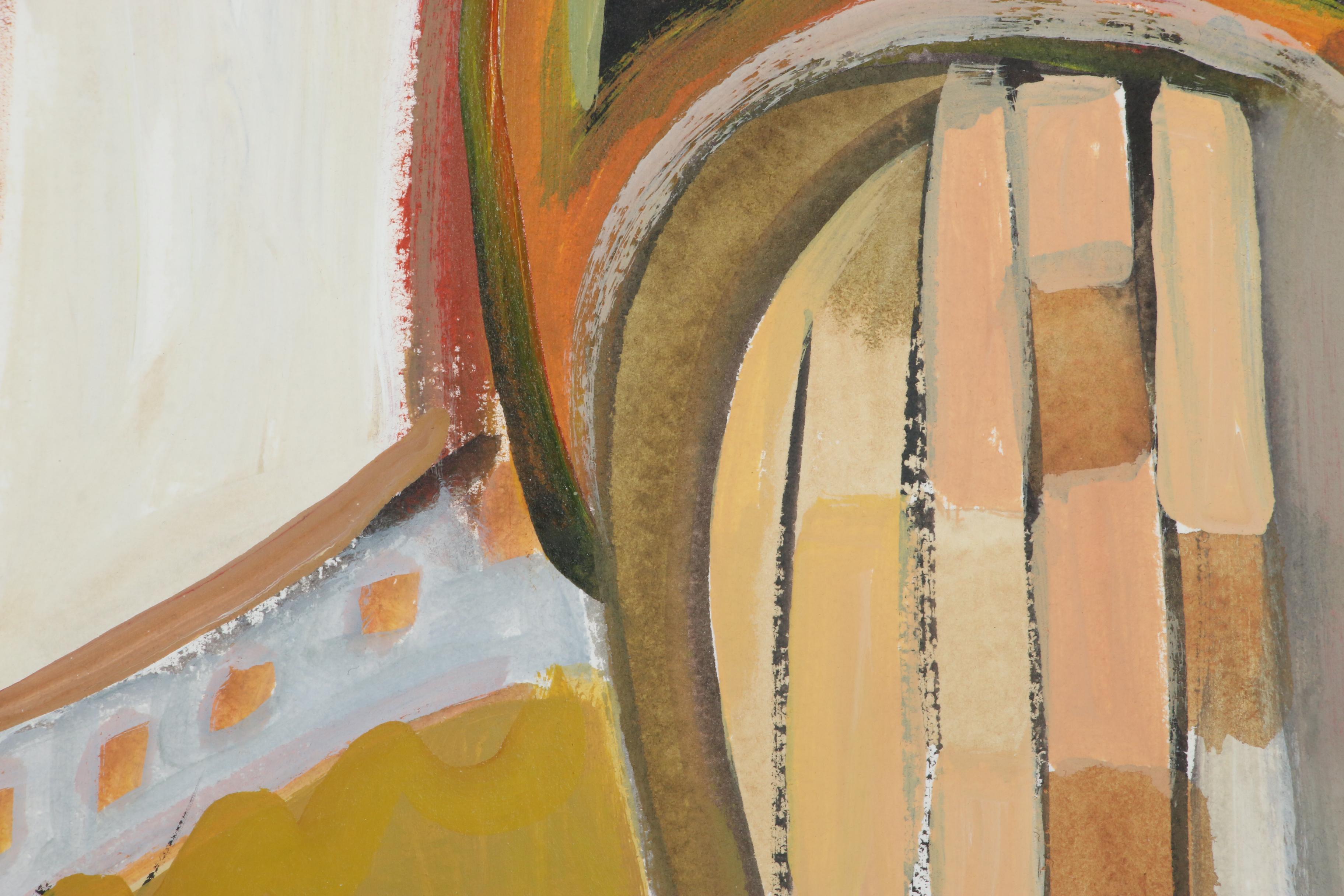 Amy Giust Acrylic Painting "Eating Strawberries"