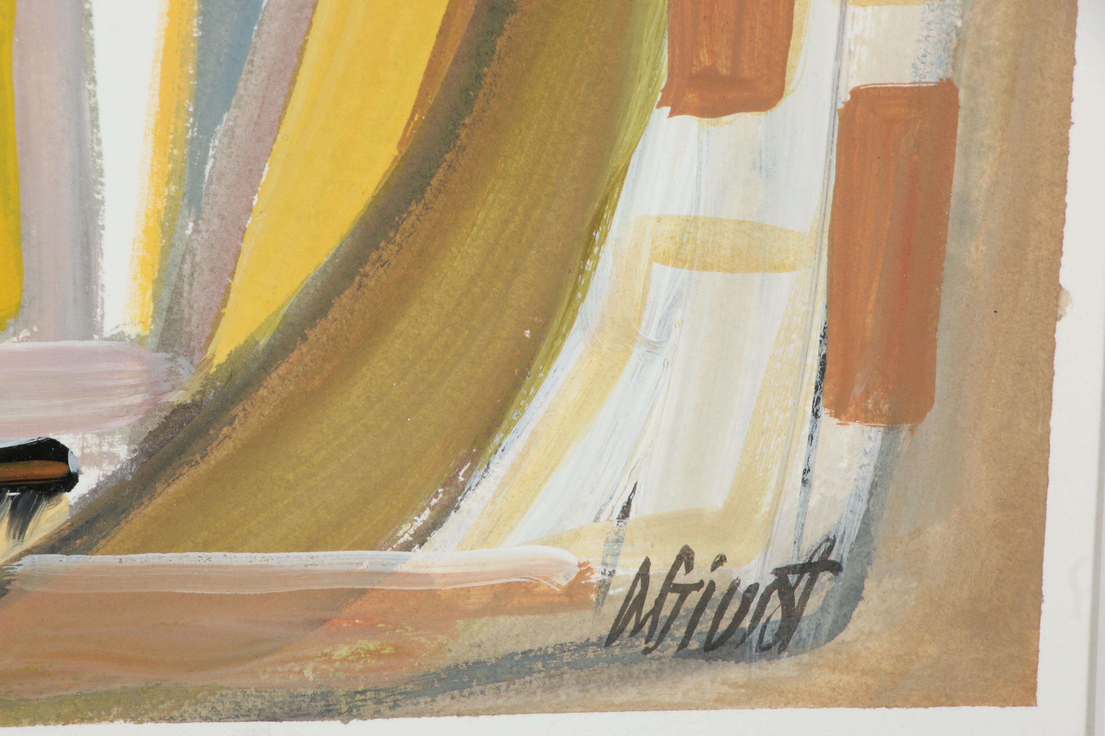 Amy Giust Acrylic Painting "Eating Strawberries"