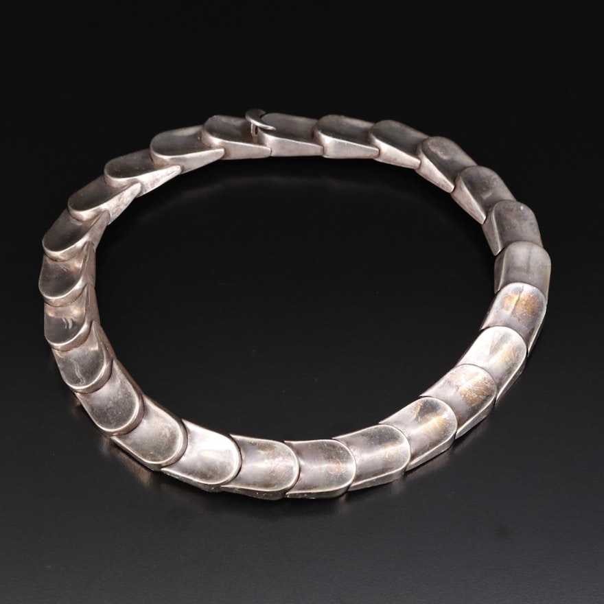 Vintage Mexican Sterling Collar