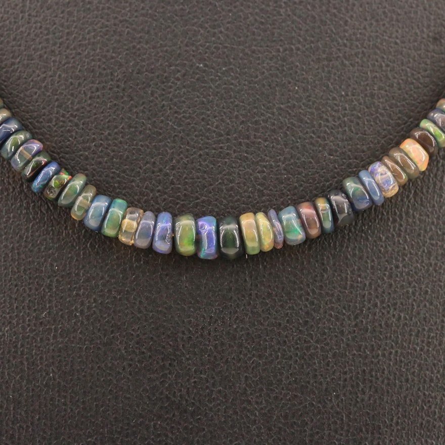 Opal Beaded Necklace