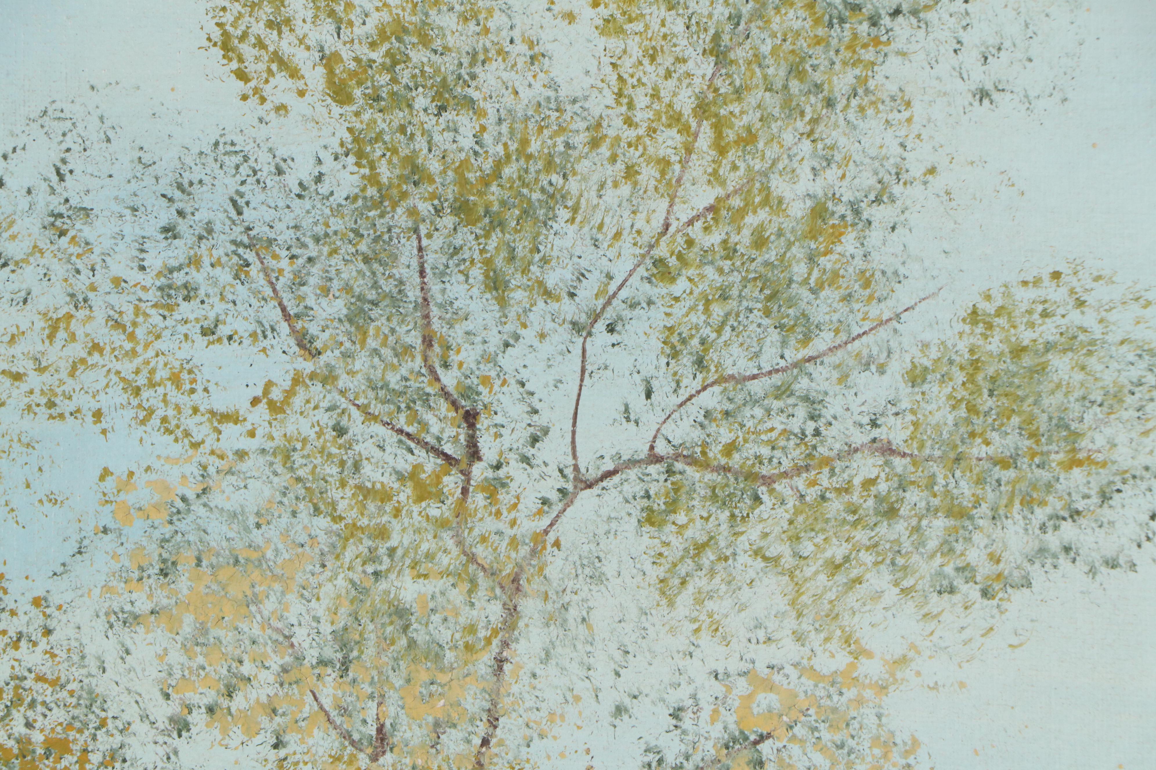 E. Neuhold Landscape Oil Painting, Mid 20th Century