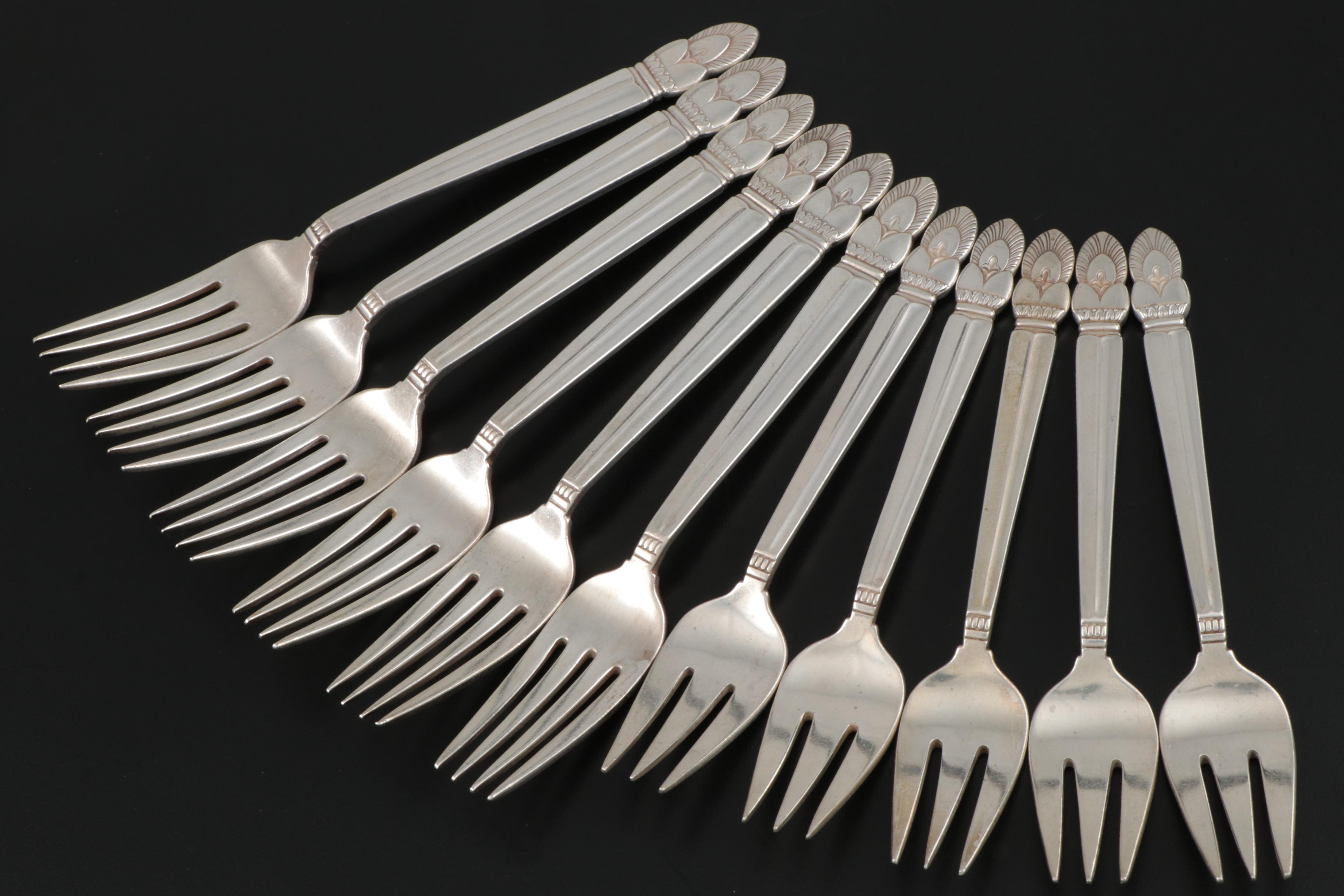 Frank M. Whiting "Princess Ingrid" Sterling Silver Flatware and Serving Utensils