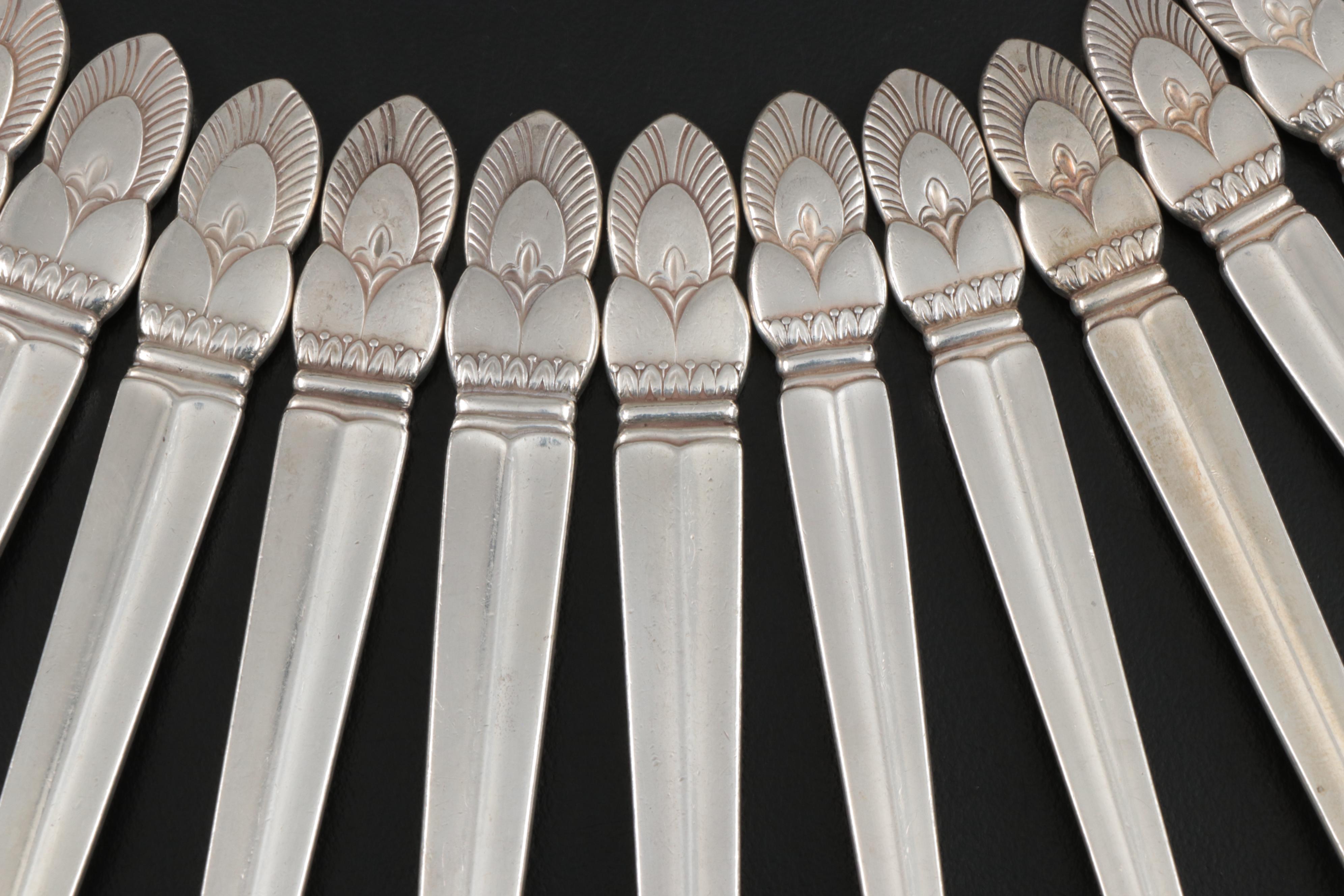 Frank M. Whiting "Princess Ingrid" Sterling Silver Flatware and Serving Utensils