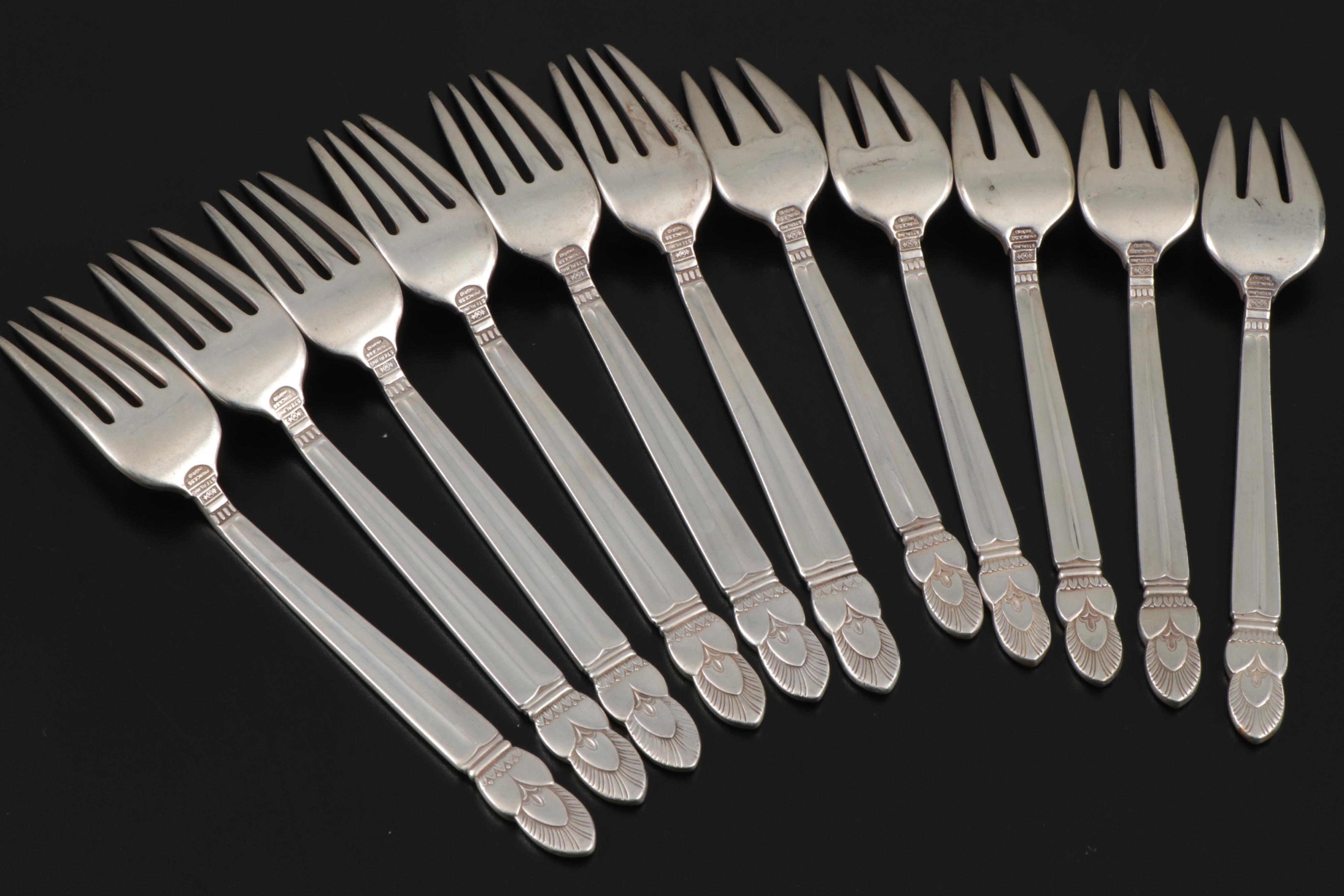 Frank M. Whiting "Princess Ingrid" Sterling Silver Flatware and Serving Utensils