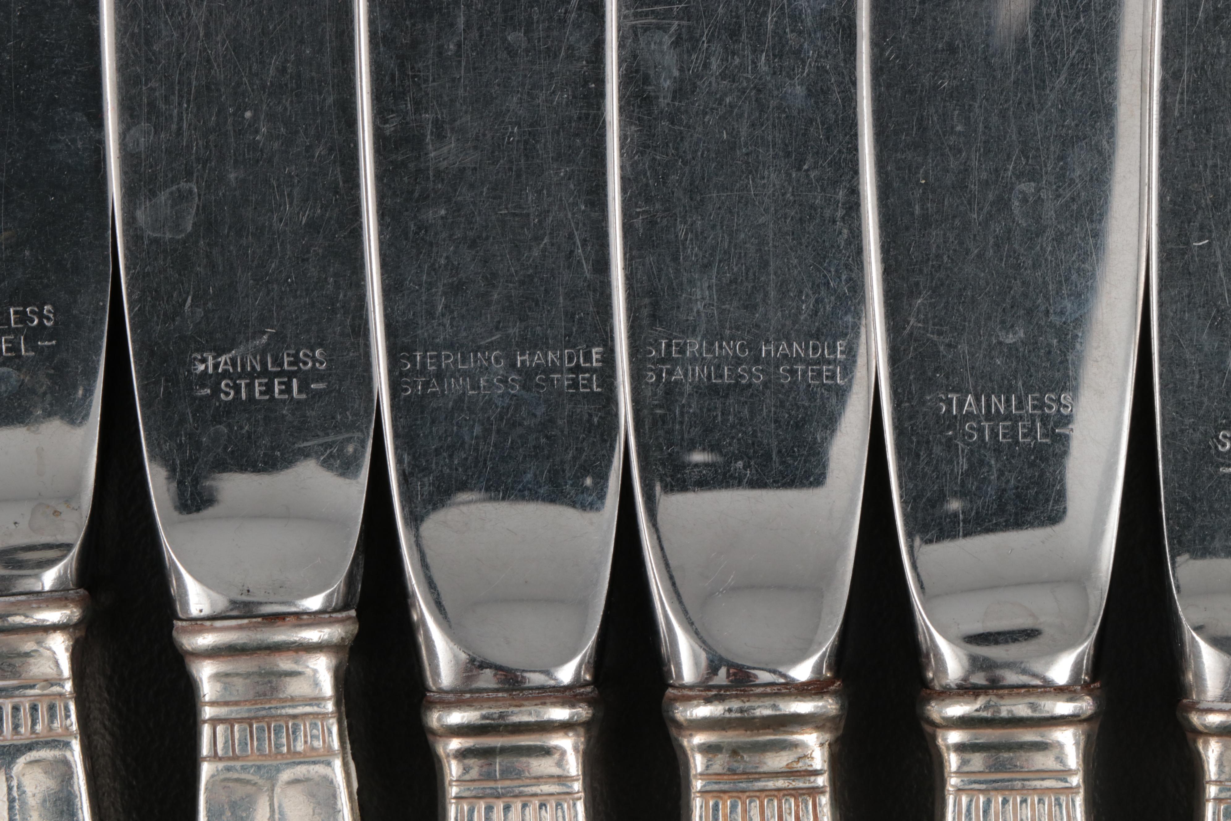 Frank M. Whiting "Princess Ingrid" Sterling Silver Flatware and Serving Utensils