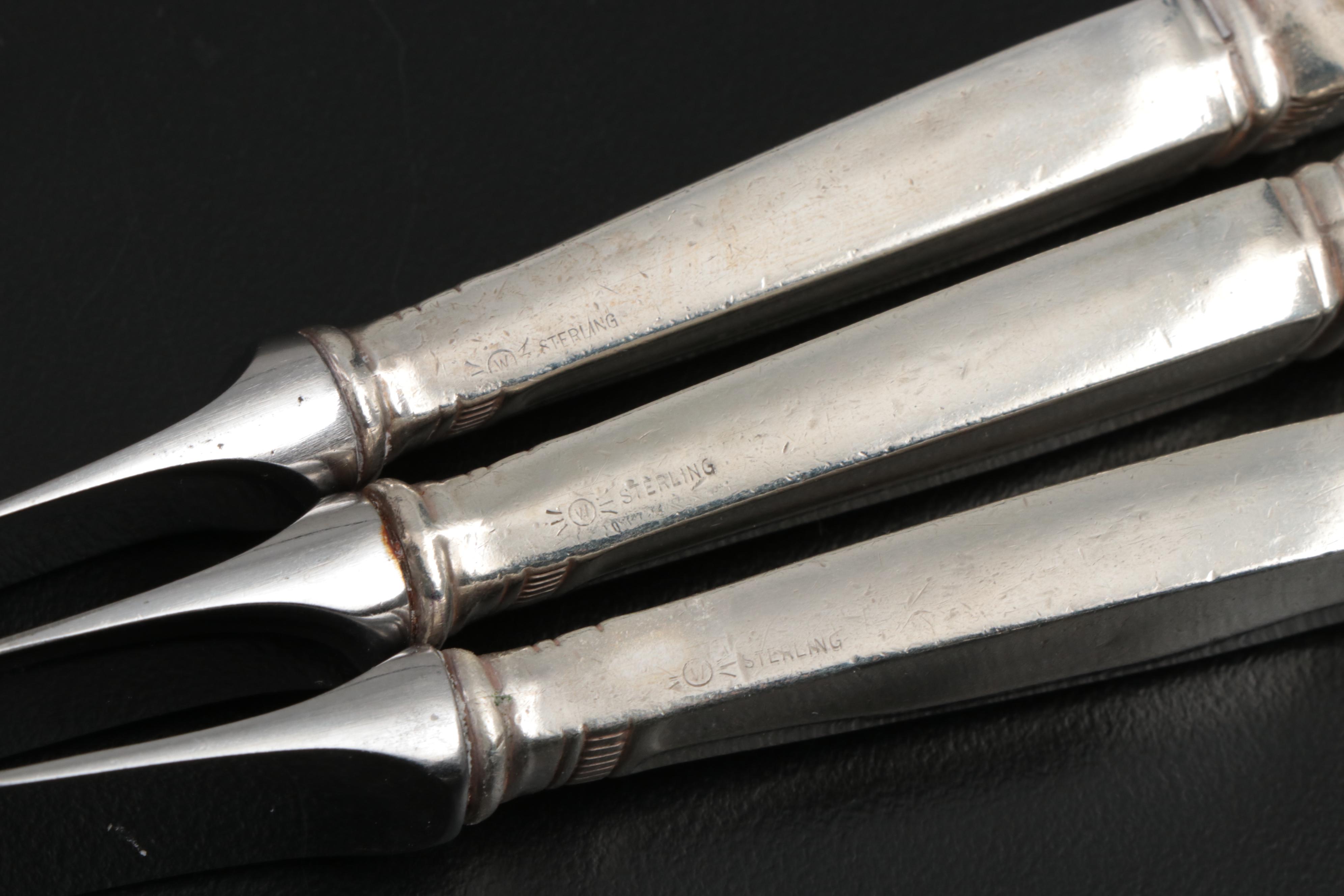 Frank M. Whiting "Princess Ingrid" Sterling Silver Flatware and Serving Utensils