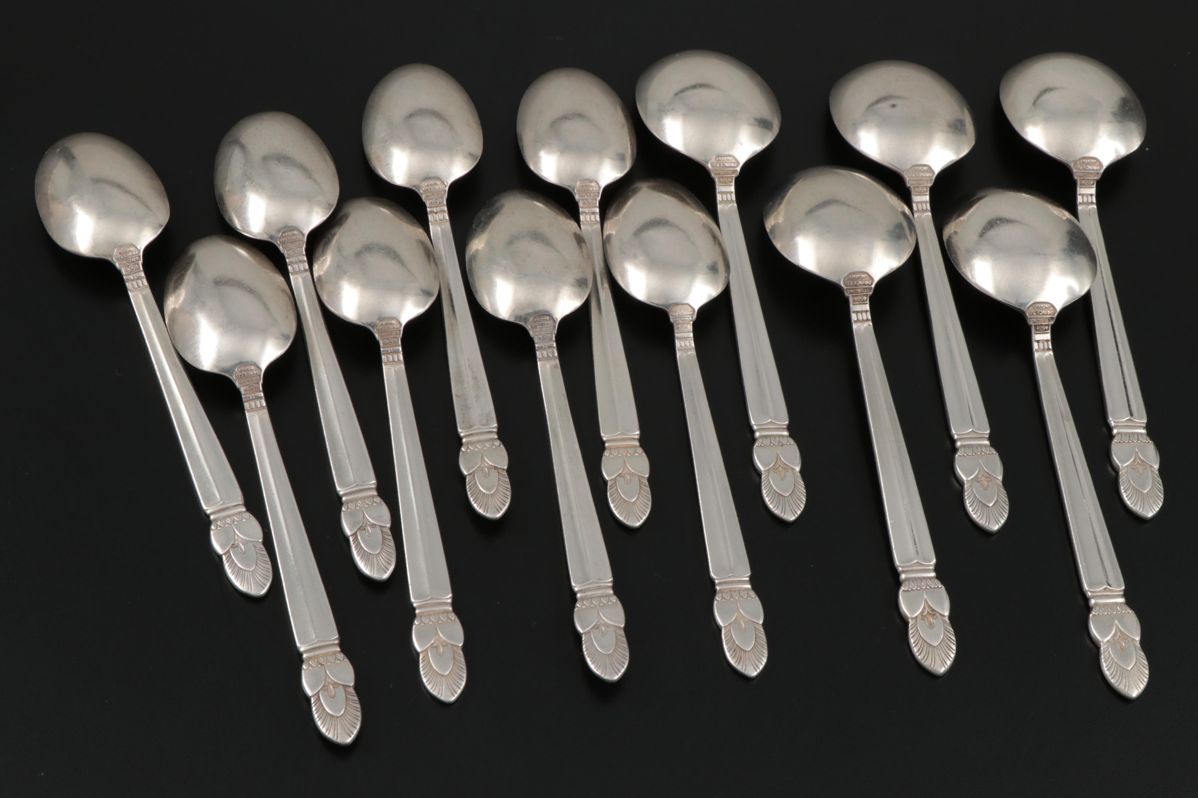 Frank M. Whiting "Princess Ingrid" Sterling Silver Flatware and Serving Utensils