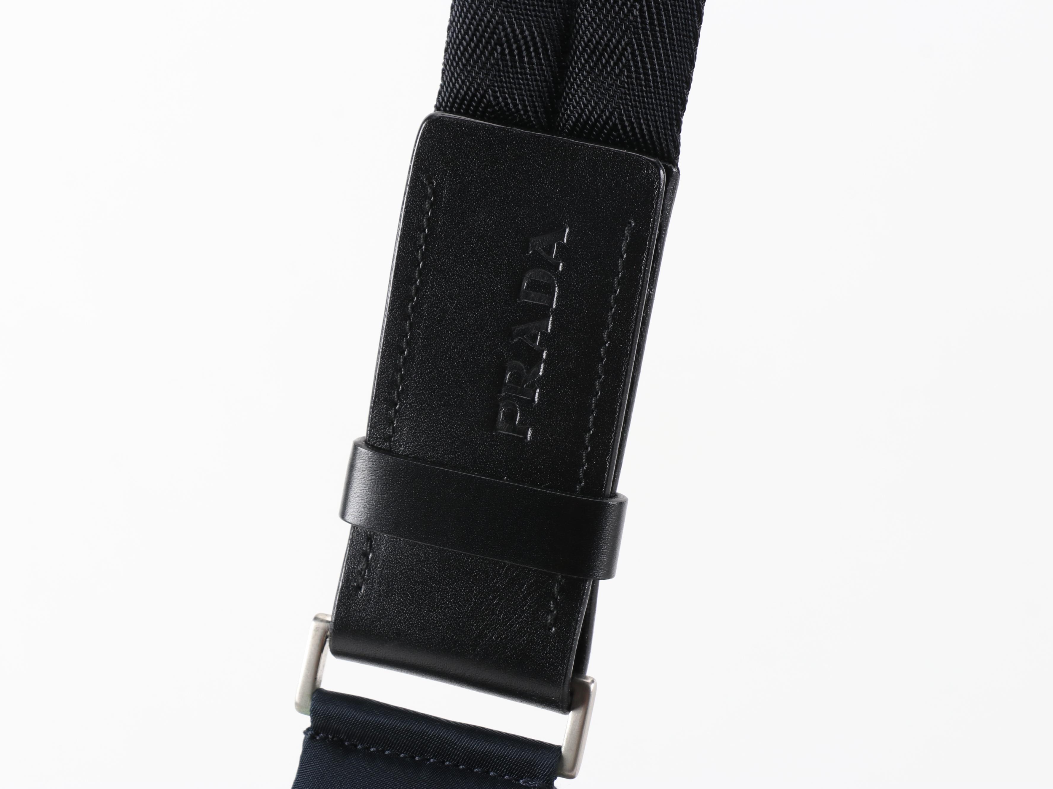 Prada Navy/Black Nylon Messenger Bag