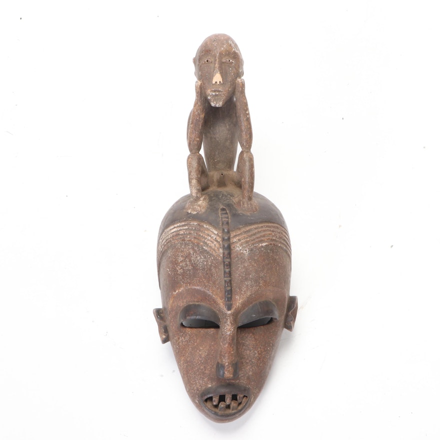Igbo Hand-Carved Wood Mask, Nigeria