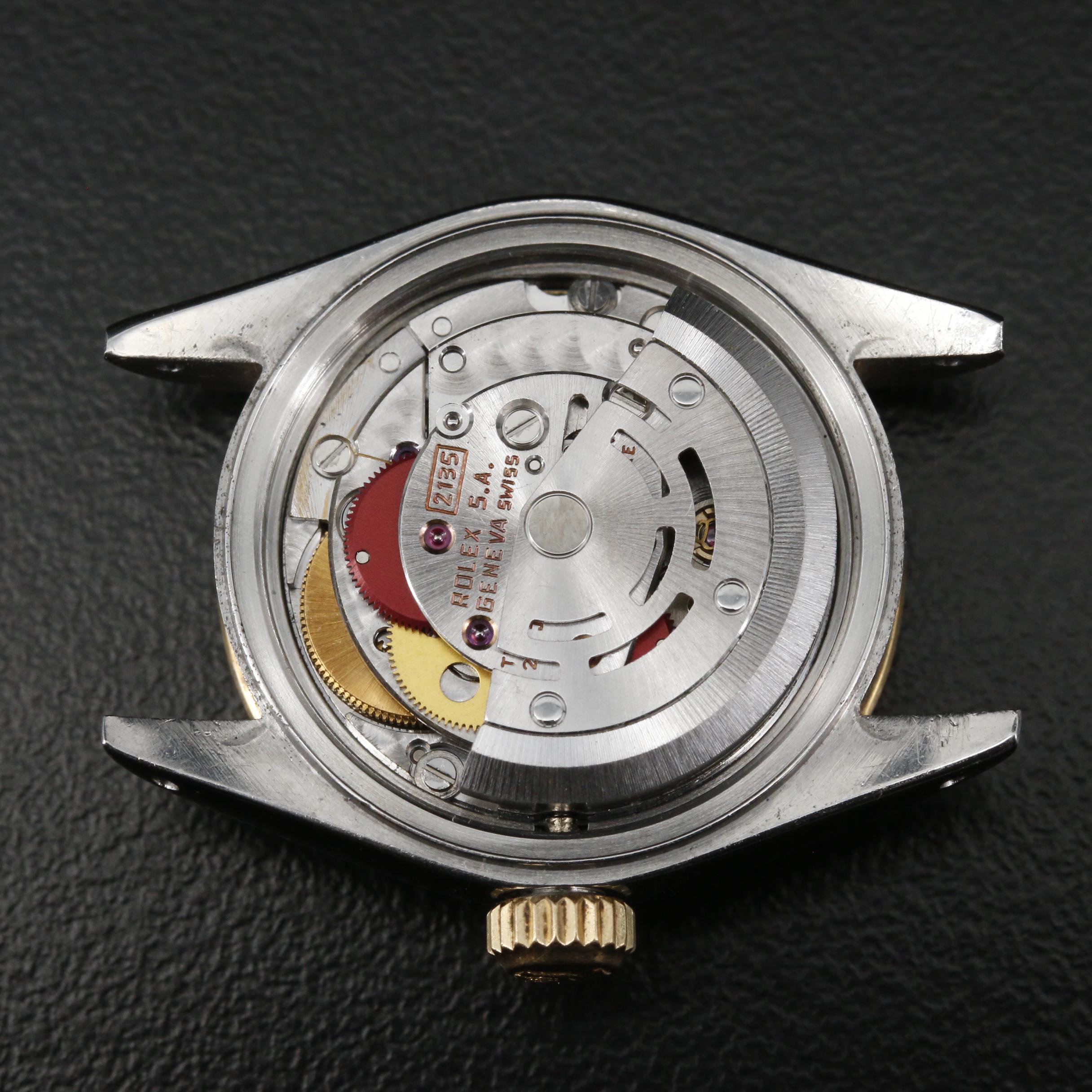 1990 - 1991 Rolex Datejust 18K and Stainless Steel Watch with Diamond Dial