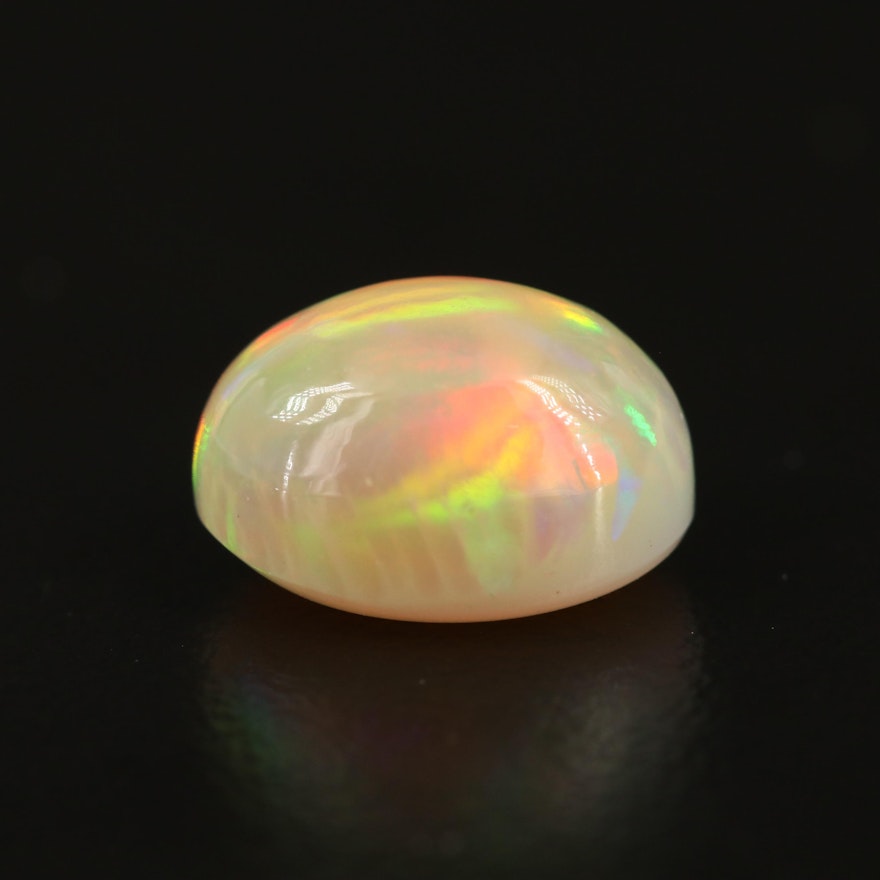 Loose 3.61 CT Oval Opal Cabochon