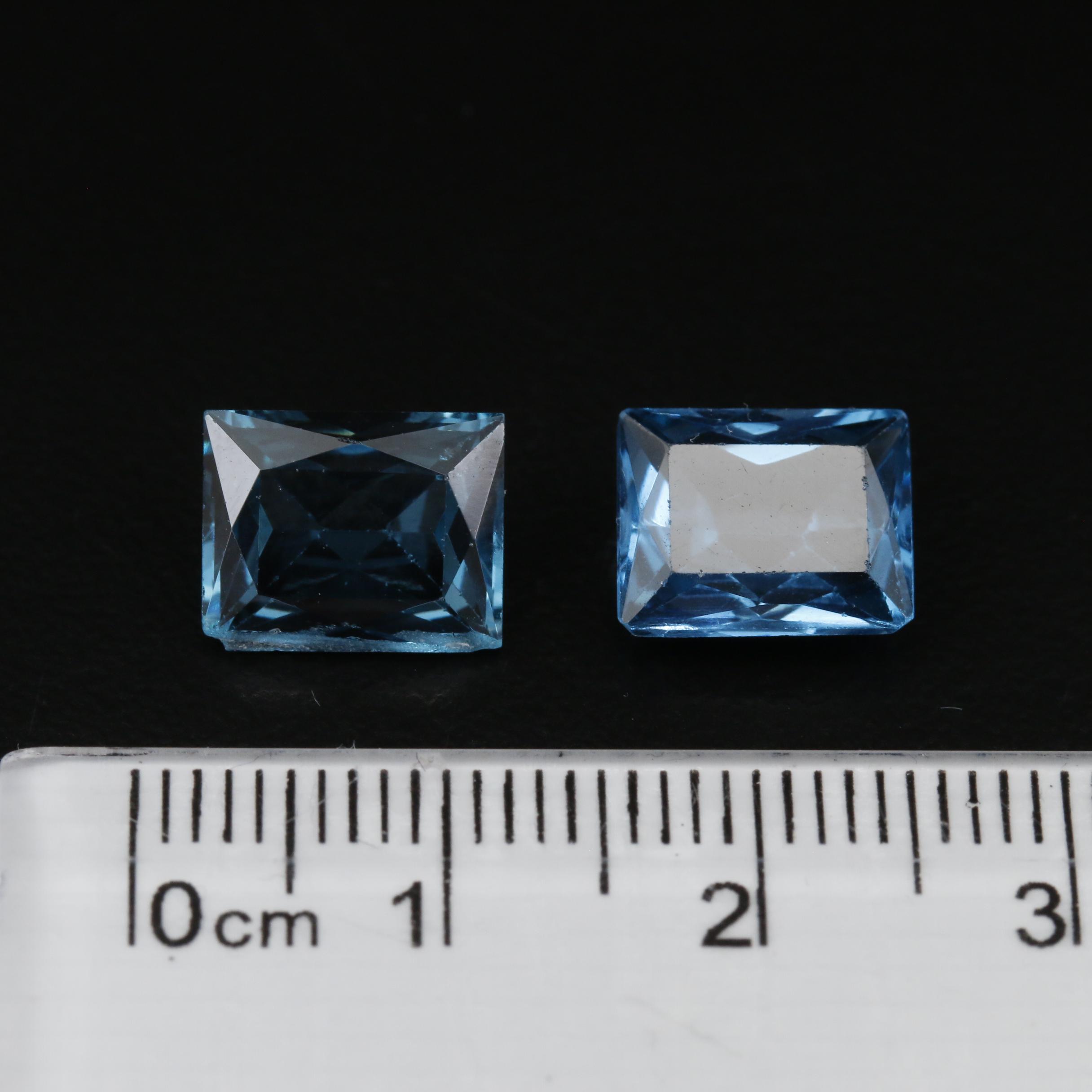 Loose Matched Pair of Laboratory Grown Spinels