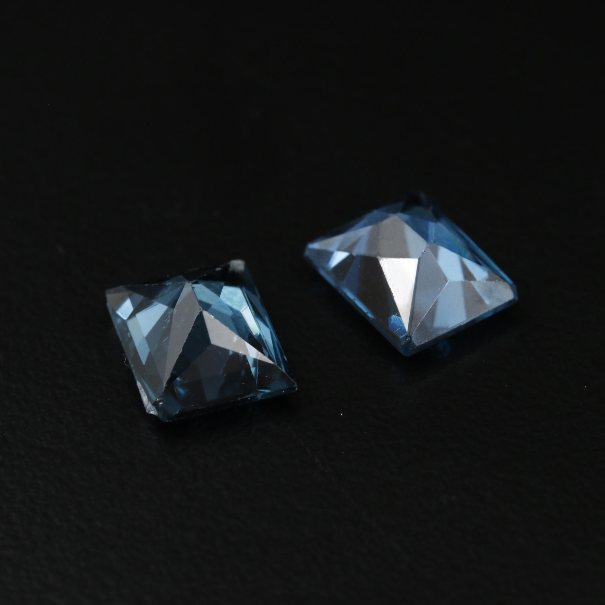 Loose Matched Pair of Laboratory Grown Spinels